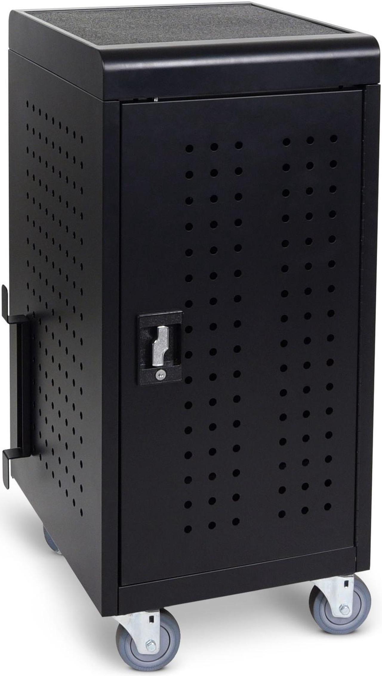 Alt view image 2 of 9 - Luxor LLTM24-B  24 Tablet/Chromebook Charging Cart