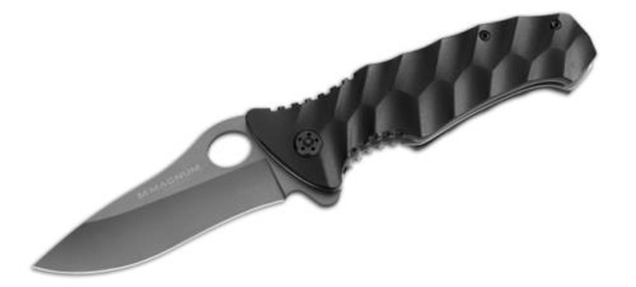 Alt view image 10 of 11 - Magnum Waves Pocket Knife with Aluminum Wave-Shaped Handle