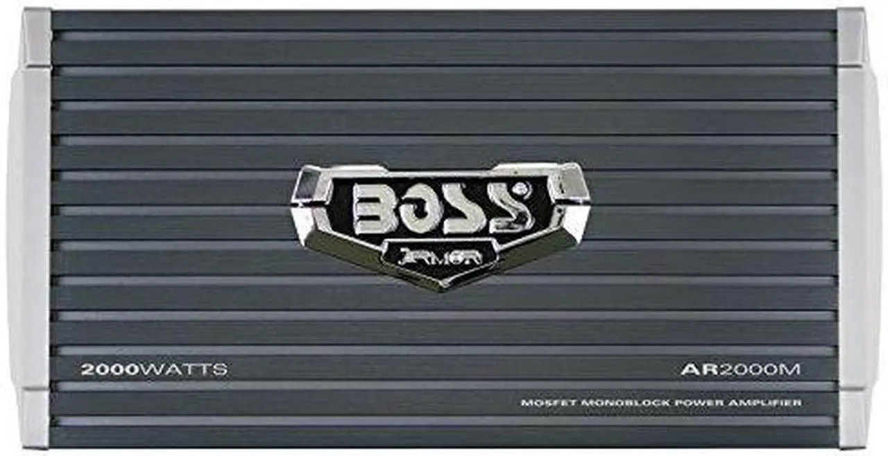 Alt view image 8 of 20 - Boss Armor AR2000M 2000 Watt Monoblock A/B Amplifier Car Audio Amp & Bass Remote