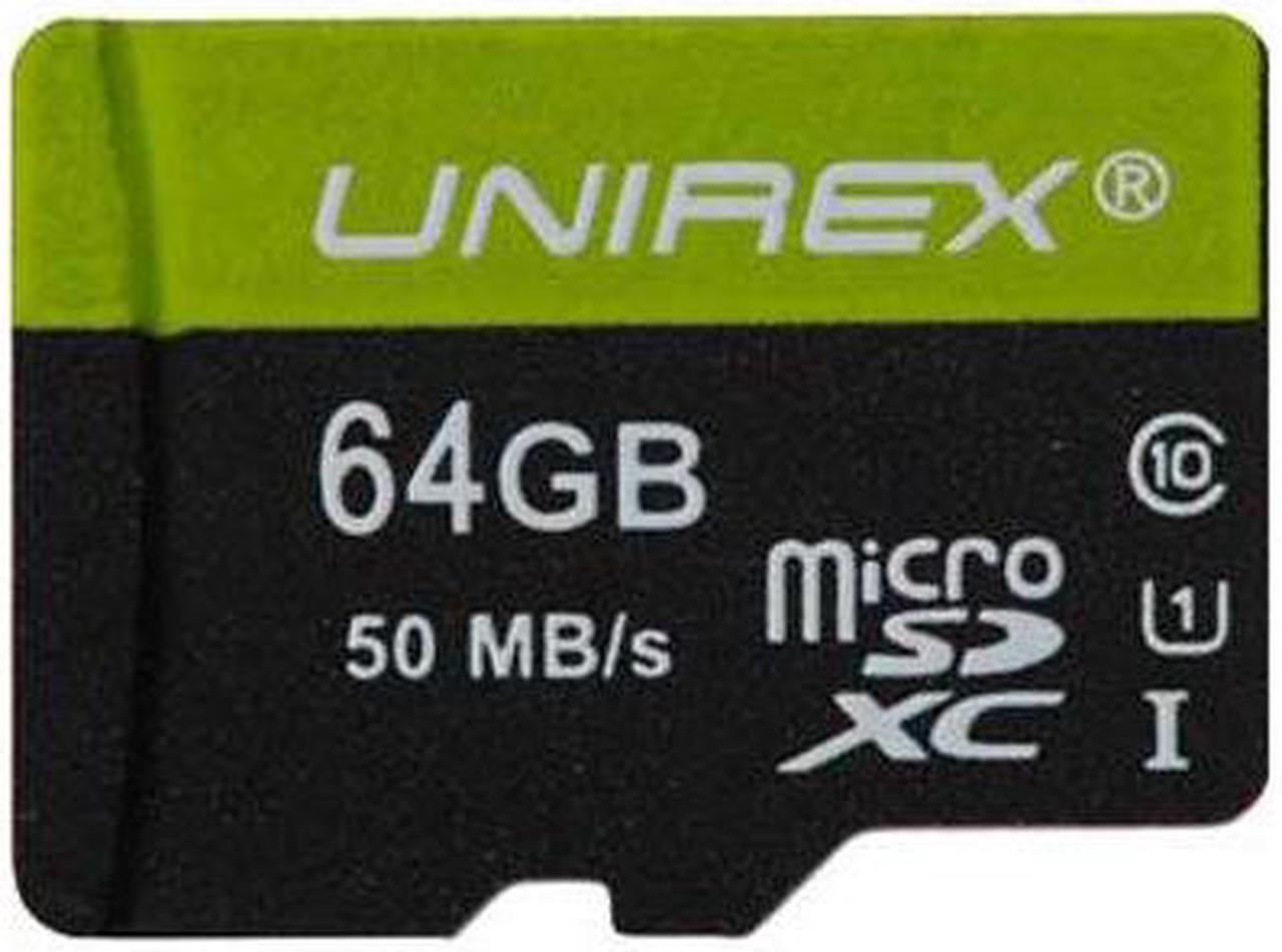 Main image of Unirex UMS645MUHS1 64GB microSDHC Card