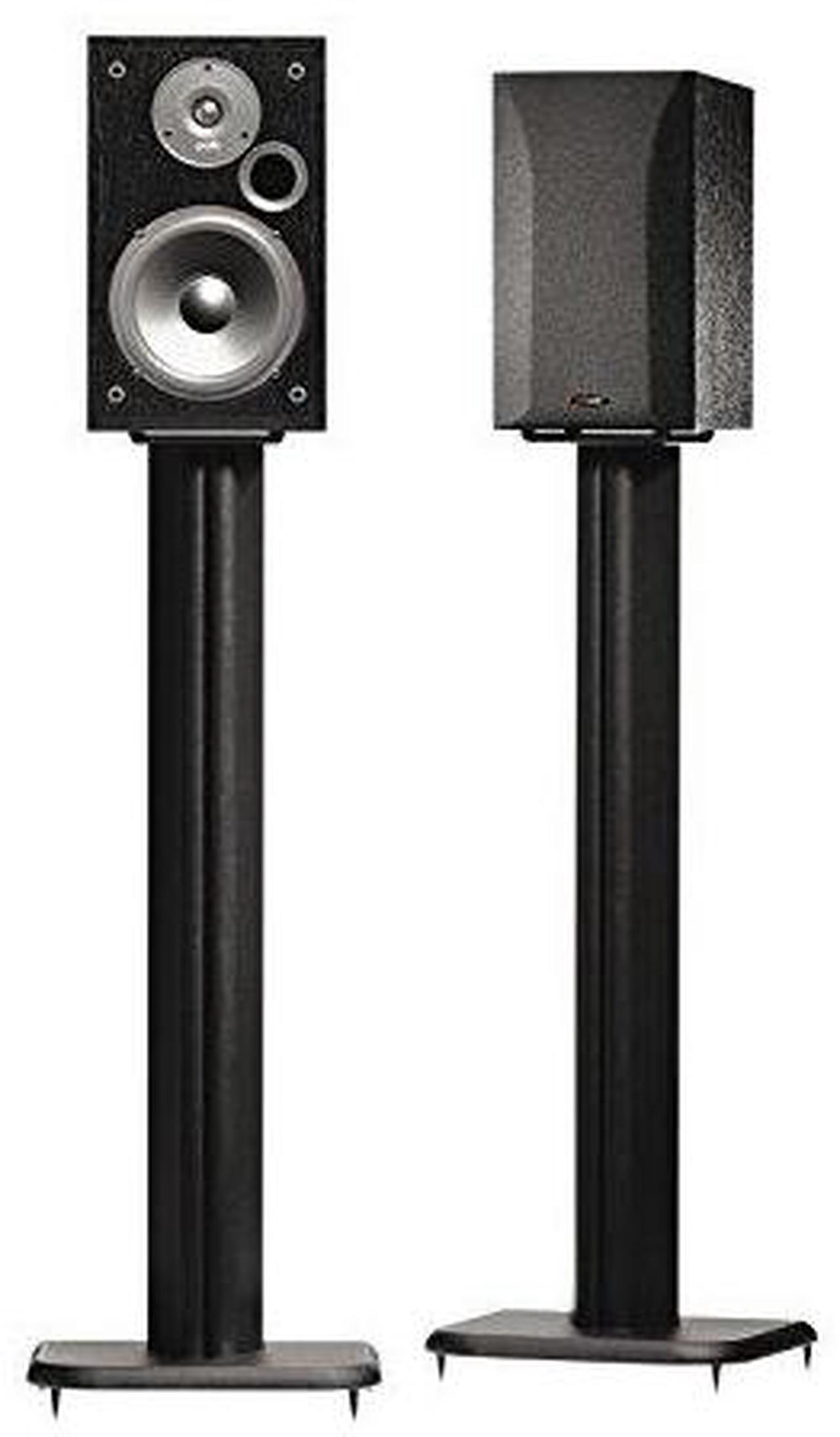 Main image of SANUS BF31-B1 31" Speaker Stands for Bookshelf Speakers up to 20 lbs - Black - Set of 2