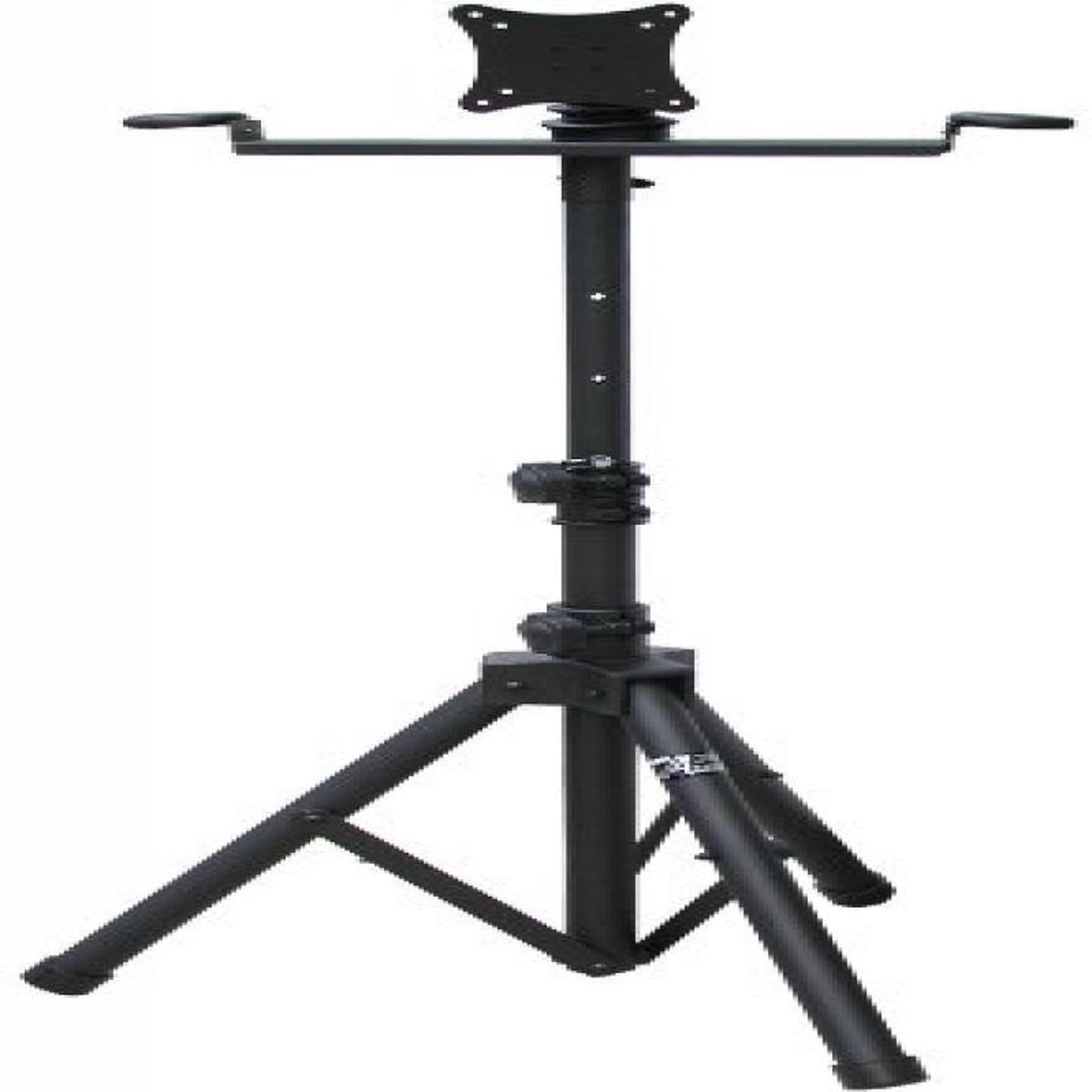 Alt view image 2 of 4 - Audio2000 Flat Panel TV/Monitor Stand with Foldable Tripod Legs - AST420Y