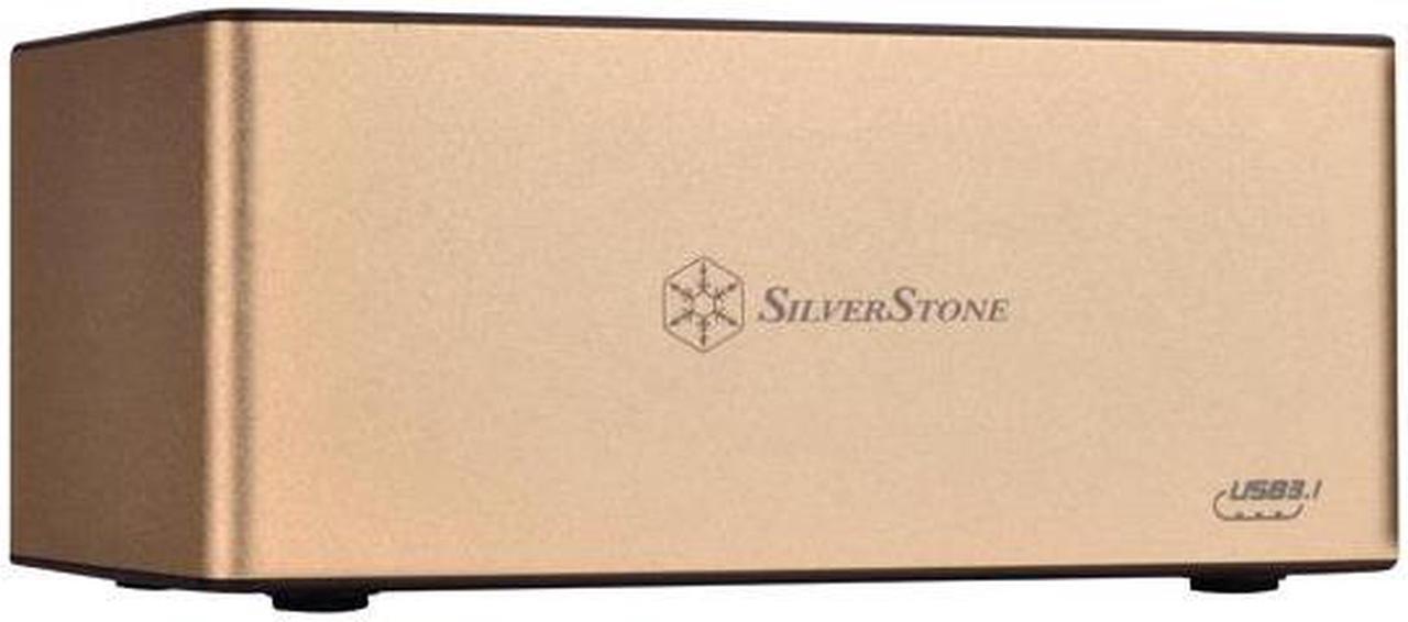 Main image of SilverStone TS11G-C 3.5"& 2.5" SATA SSD/HDD Docking Station with USB 3.1 Type-C Gen 2 10Gbps
