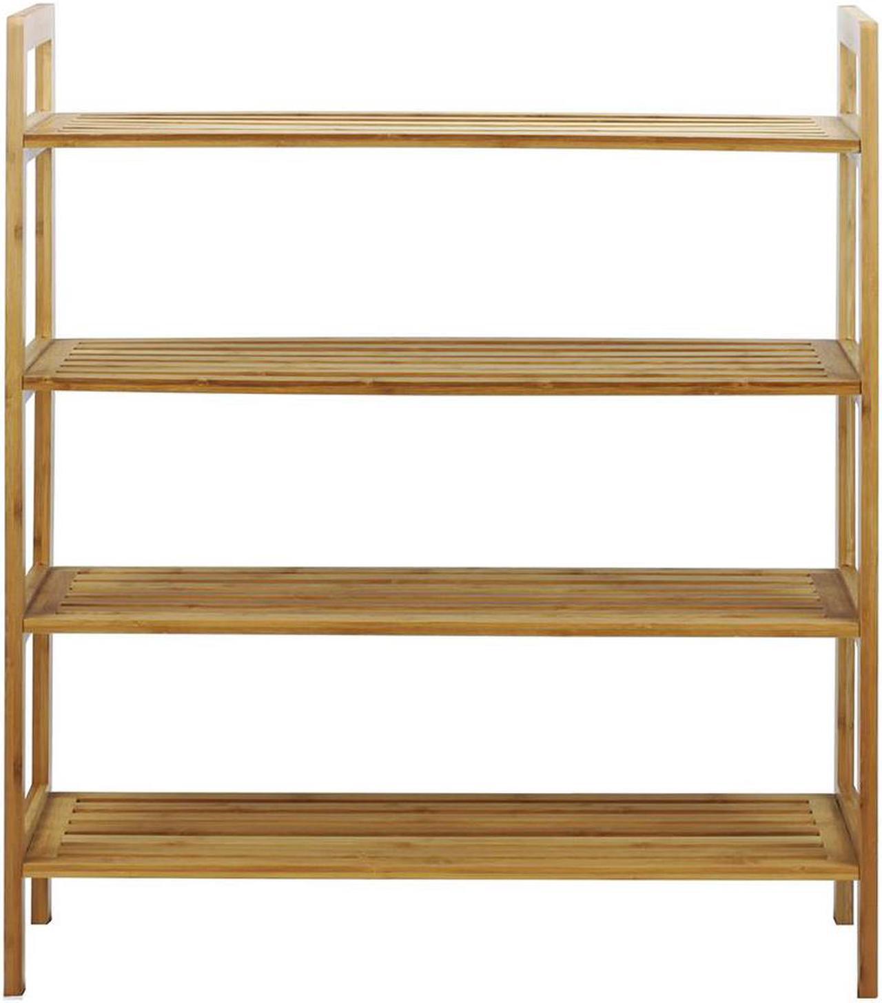 Main image of Oceanstar 4-Tier Bamboo Shoe Rack, Natural