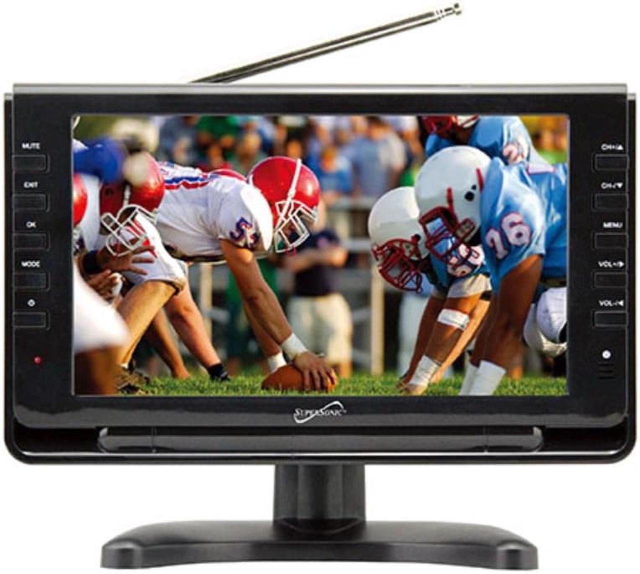 Alt view image 10 of 20 - Supersonic SC-499 9" Widescreen Portable Digital LCD TV with Built-in TV Tuner