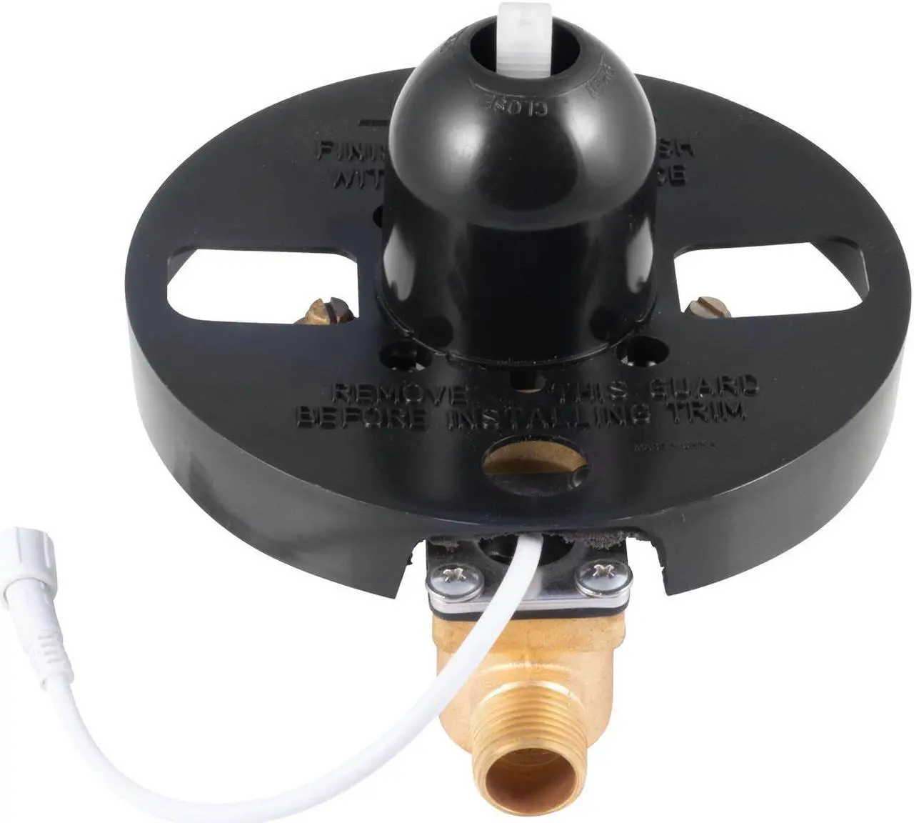 Alt view image 2 of 12 - PULSE ShowerSpas LED Tru-Temp Pressure Balance 1/2" Rough-In Valve with Brushed-Nickel Trim Kit