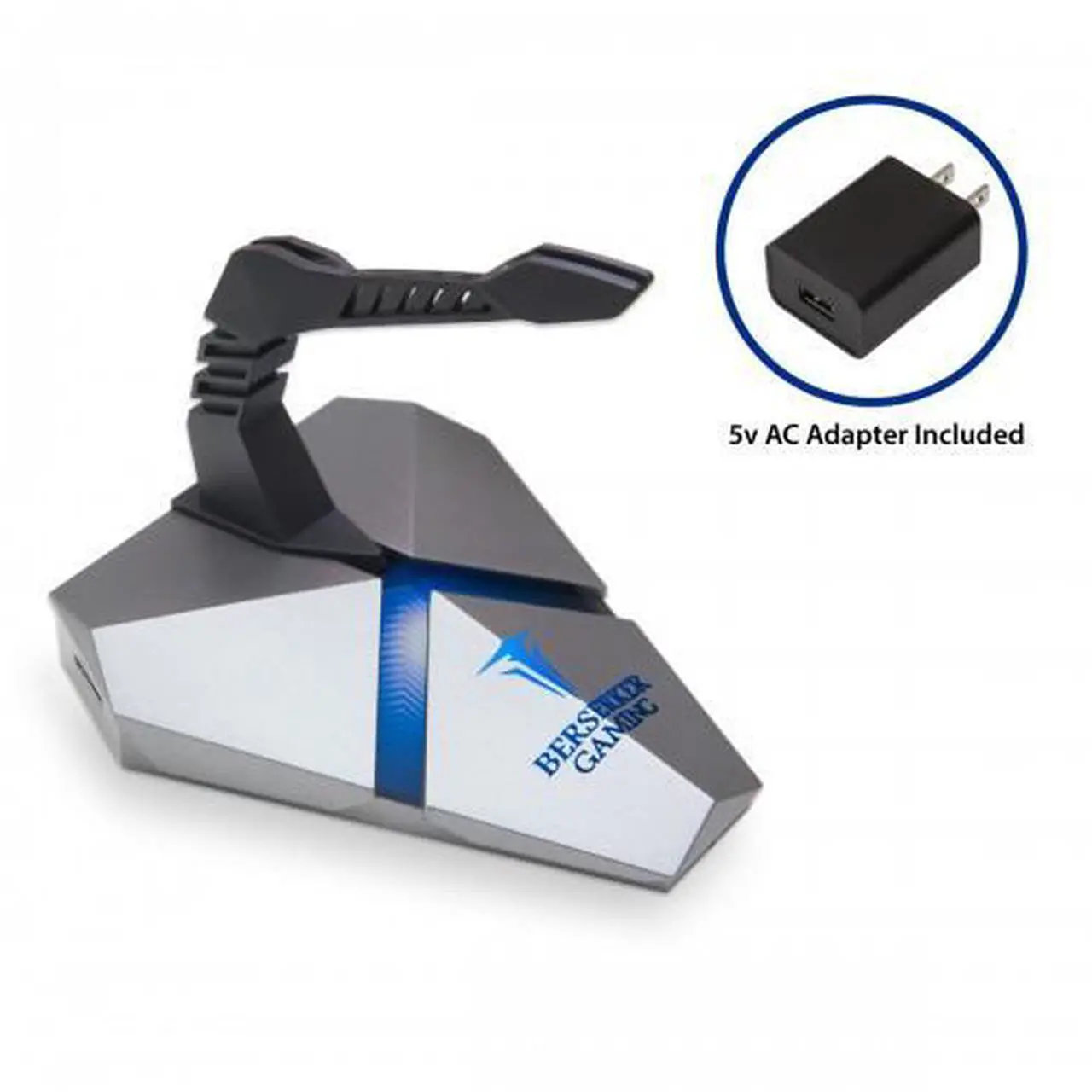 Alt view image 16 of 16 - LOKI RGB Gaming Mouse Bungee With USB 3.0 Hub and Micro SD Card Reader - AC 5v Power Adapter is Included