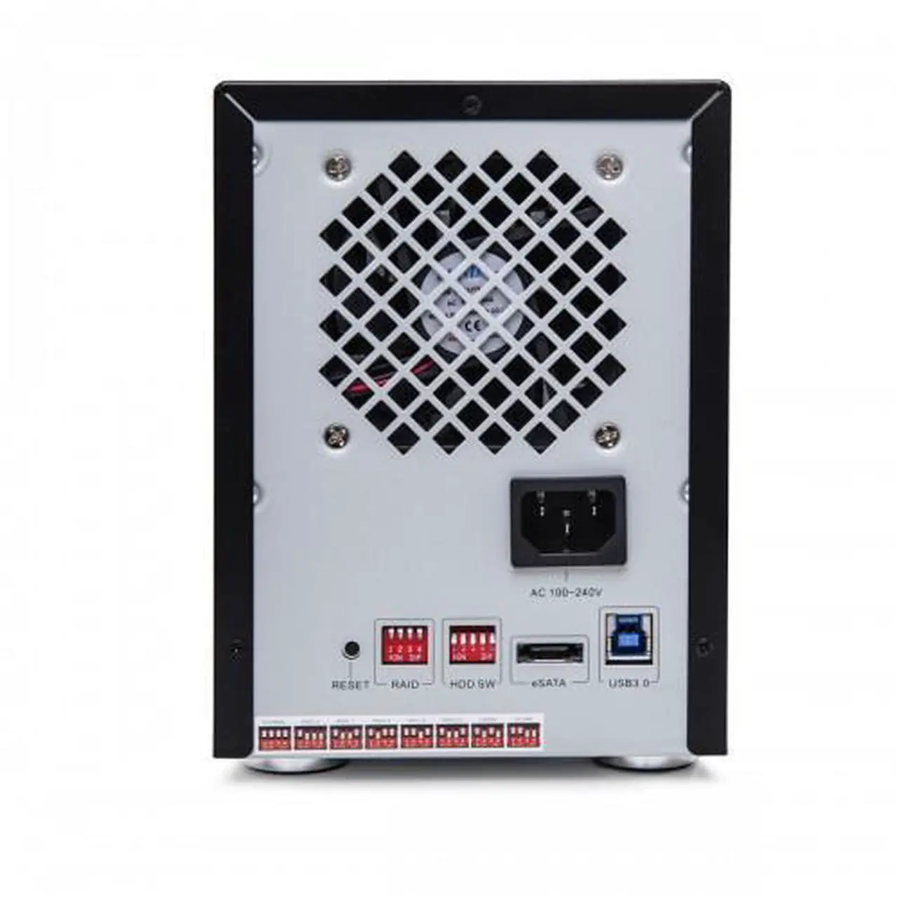 Alt view image 11 of 16 - Syba SY-ENC50118 5 Bay 2.5" and 3.5" SATA HDD External USB 3.0 / eSATA RAID Hard Drive Enclosure
