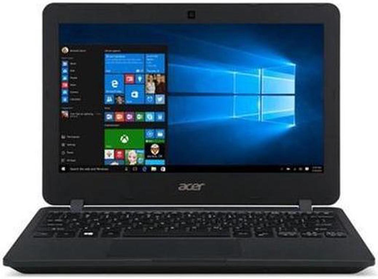 Alt view image 7 of 8 - Acer Laptop TravelMate B Intel Celeron N3060 4GB Memory 64 GB Flash SSD Intel HD Graphics 400 11.6" Non-Touch Screen Windows 10 Pro 64-Bit TMB117-M-C012