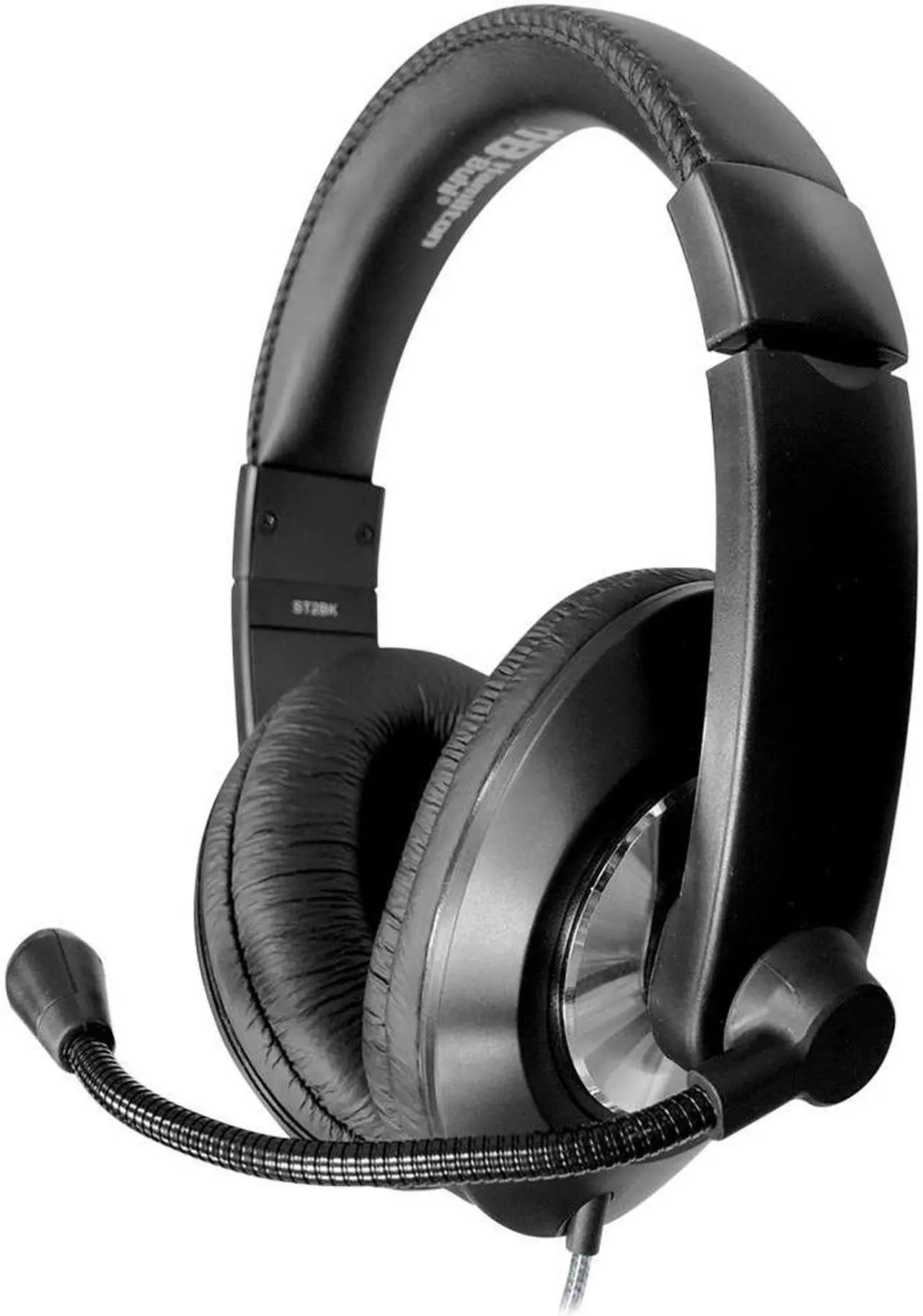Main image of HamiltonBuhl ST2BKU Smart-Trek™ Deluxe Stereo Headset with In-Line Volume Control and USB Plug - Black