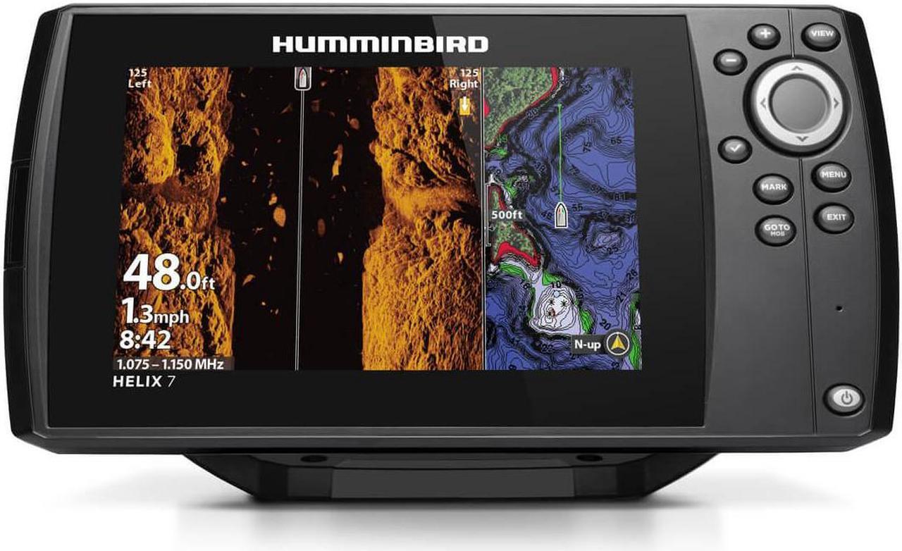 Alt view image 13 of 13 - HumminBird - 411080-1 - Humminbird 411080-1 HELIX 7 CHIRP MEGA SI GPS G3N Fishfinder with Bluetooth & Ethernet