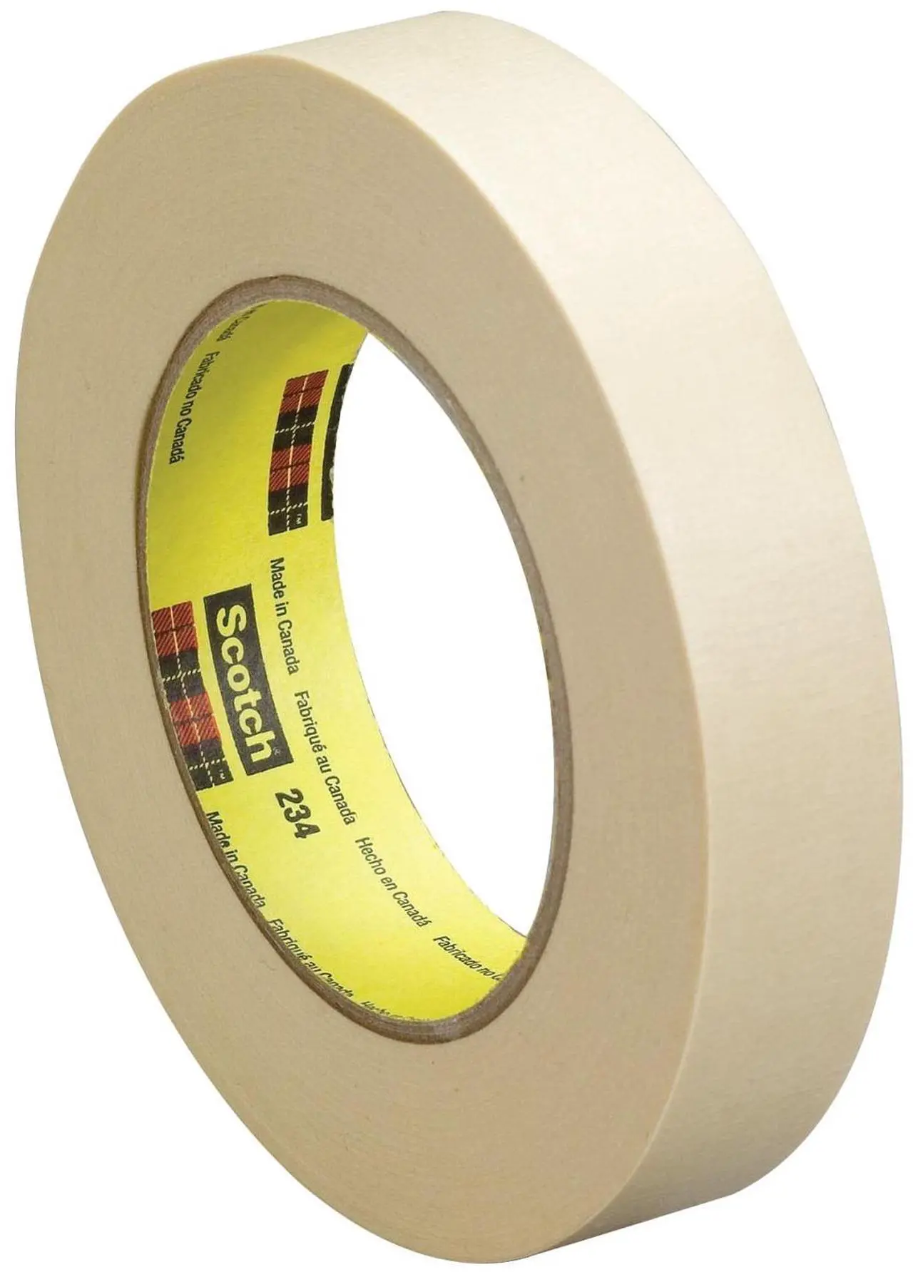 Alt view image 4 of 11 - Scotch General Purpose Masking Tape 234, 3" Core, 48 Mm X 55 M, Tan 2342