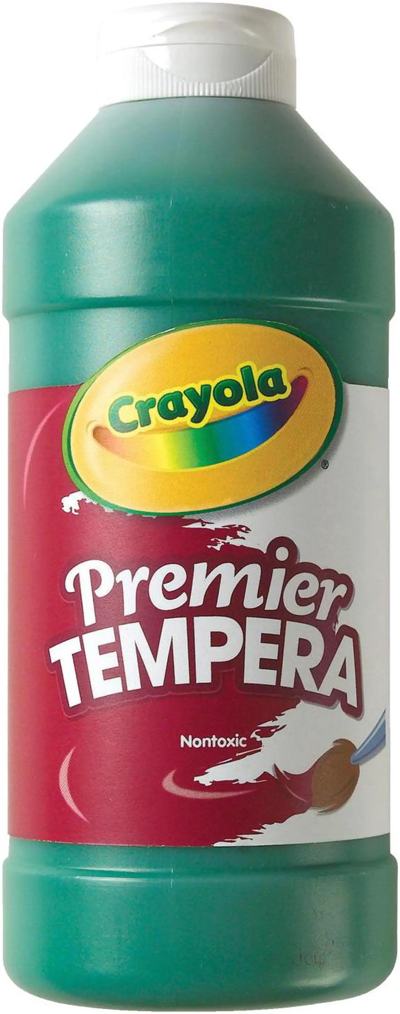 Alt view image 3 of 8 - Crayola. 541216044 Premier Tempera Paint, Green, 16 oz