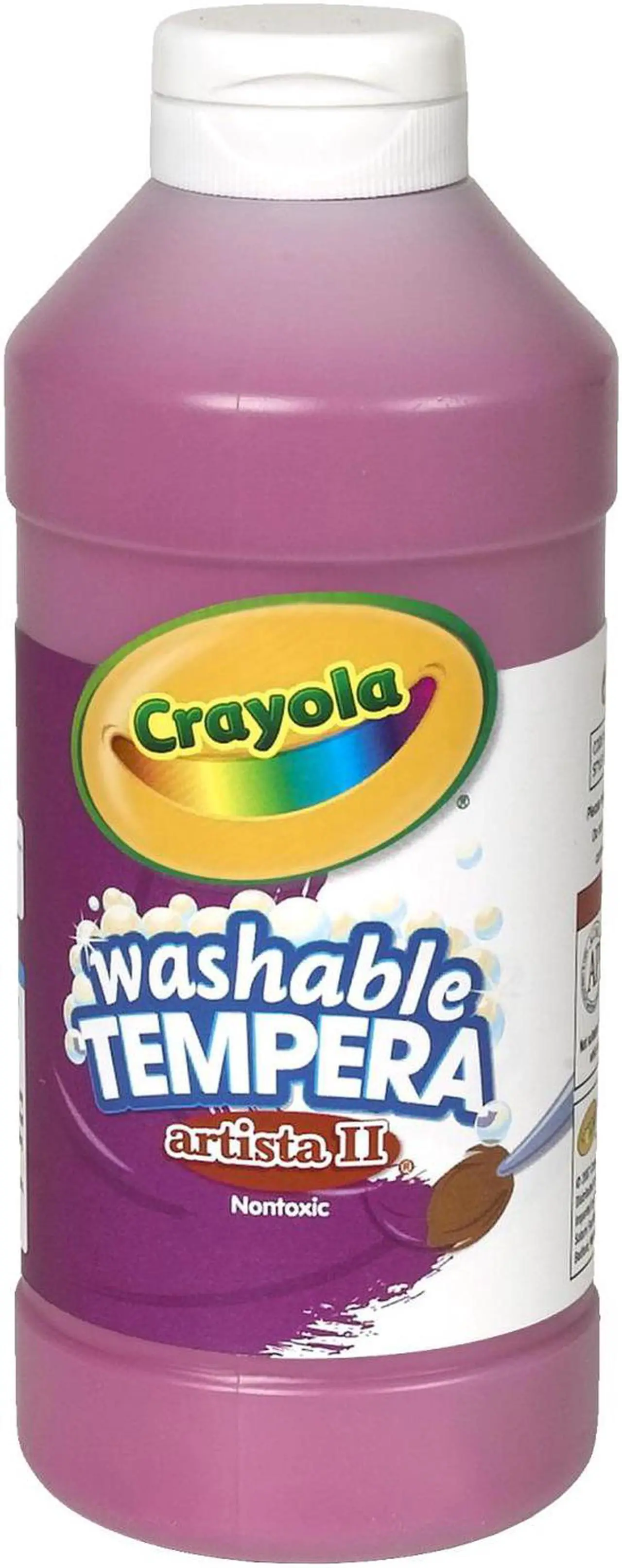 Alt view image 4 of 6 - Crayola Artista II Washable Tempera Paint Magenta 16 oz 543115069