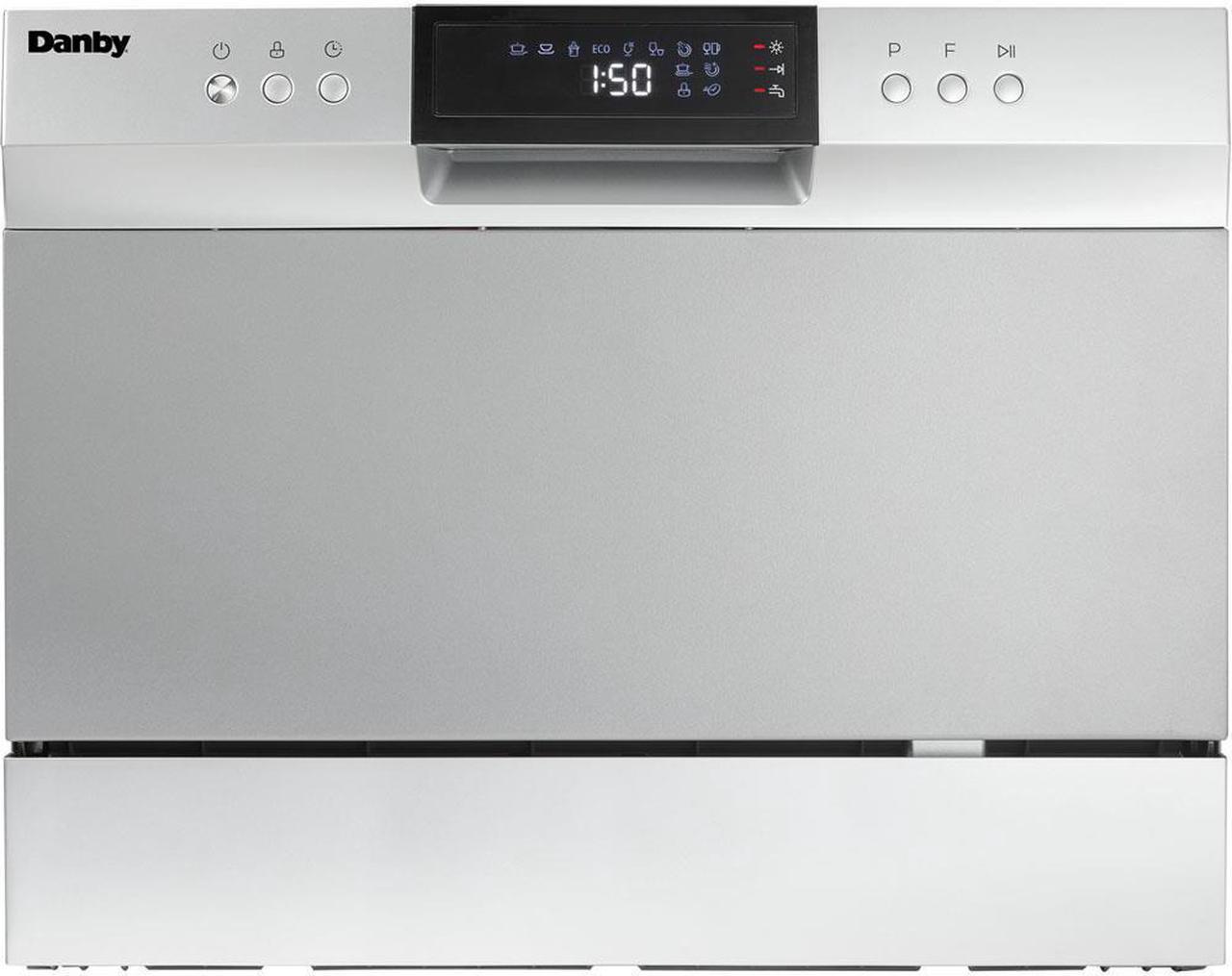 danby ddw631sdb countertop dishwasher, stainless