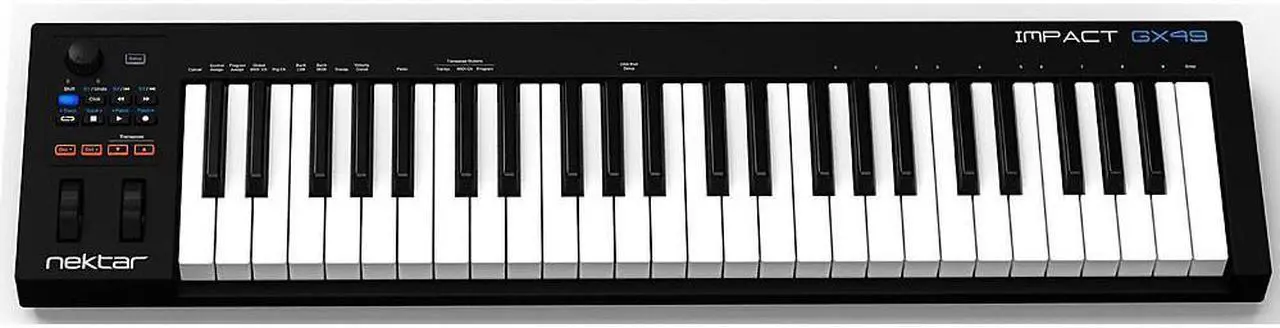 Alt view image 2 of 20 - Nektar Impact GX49 MIDI Controller (49 keys)