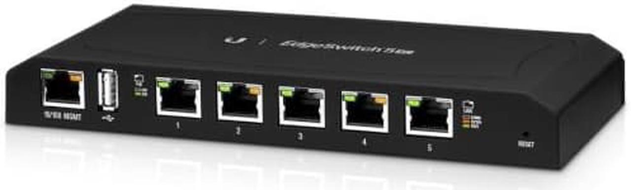 Alt view image 7 of 20 - Ubiquiti EdgeSwitch XP 5 Gigabit 24V PoE Ethernet Switch - ES-5XP