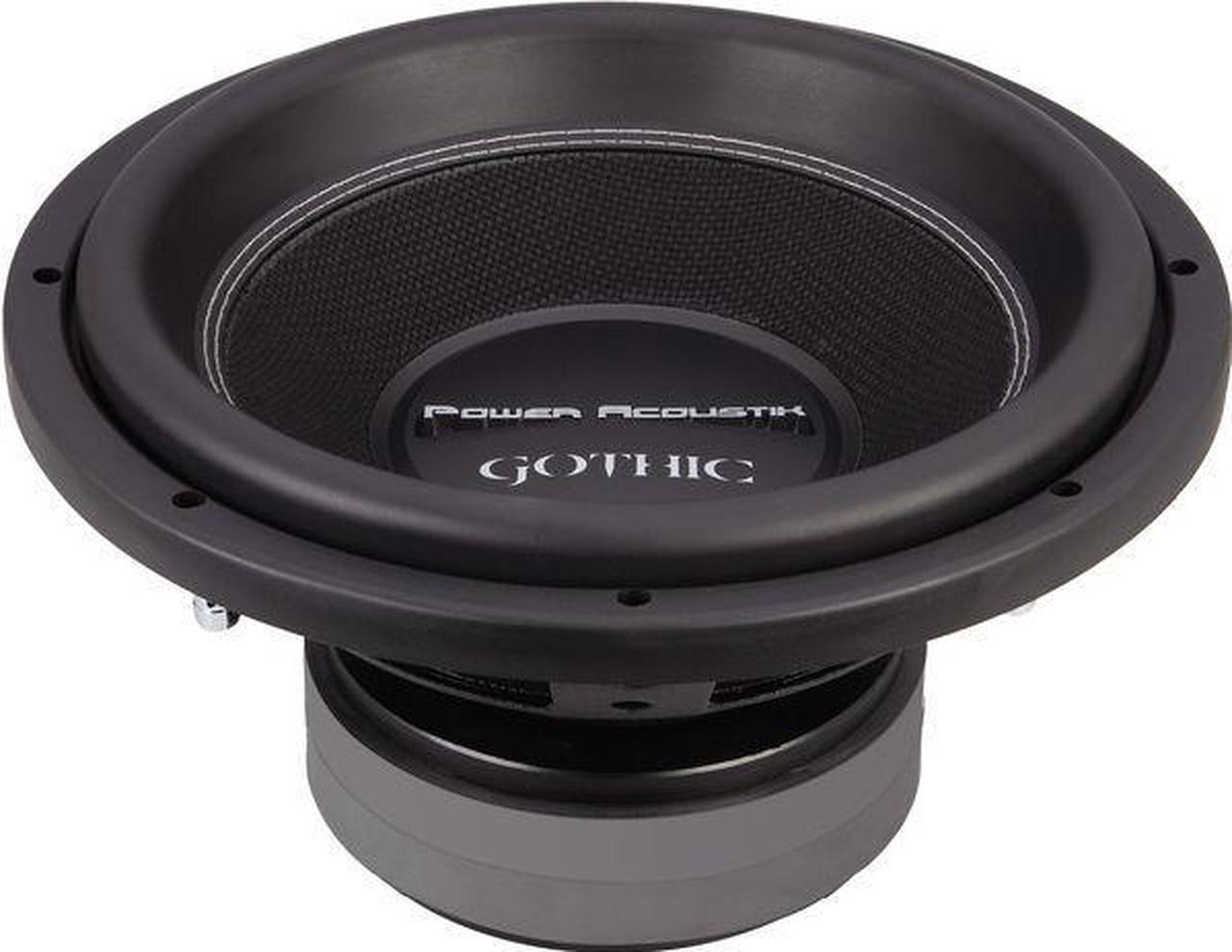Alt view image 3 of 10 - New Power Acoustik GW3-12 12" 2500W Car Subwoofer Sub + Single Vented Sub Box