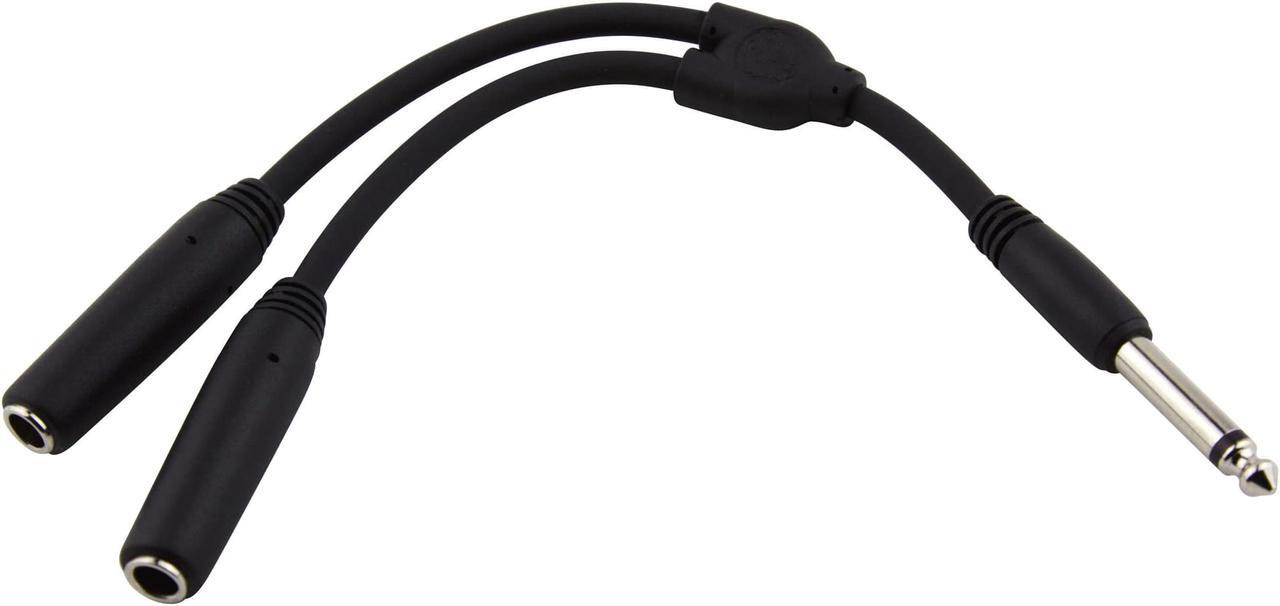 Alt view image 3 of 6 - Pig Hog 6" XLR Female to Dual XLR Male Y Cable #PY-XF2XM