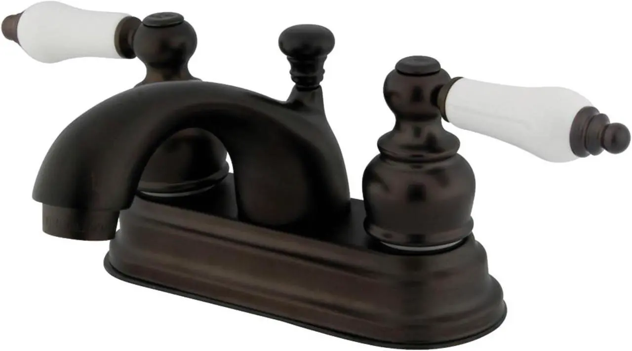 Main image of Kingston Brass KB3605PL 4 in. Centerset Bathroom Faucet, Oil Rubbed Bronze
