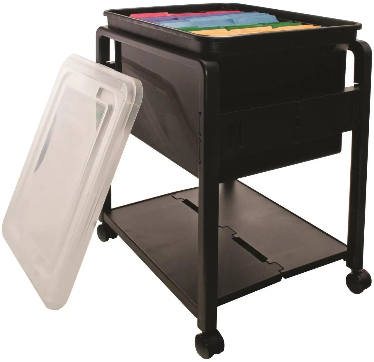 Alt view image 8 of 11 - Advantus Folding Mobile Filing Cart