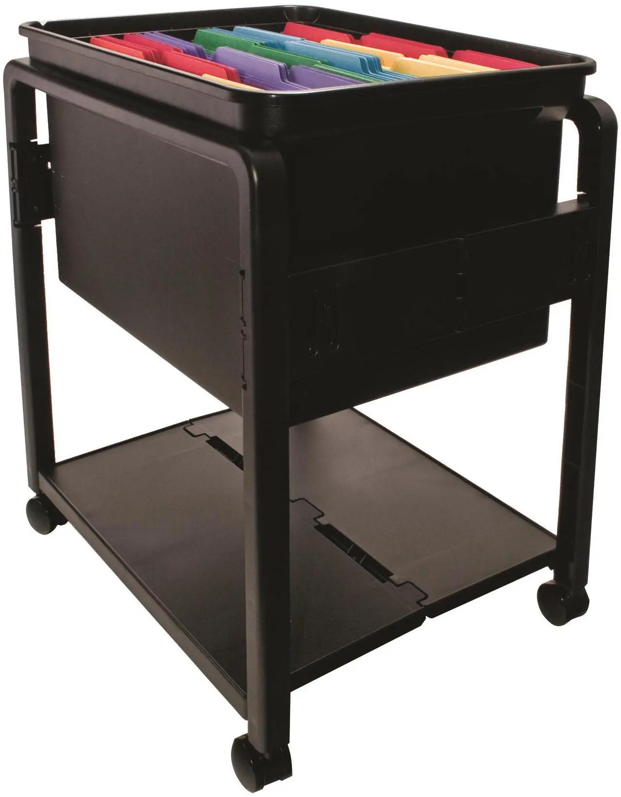 Alt view image 7 of 11 - Advantus Folding Mobile Filing Cart