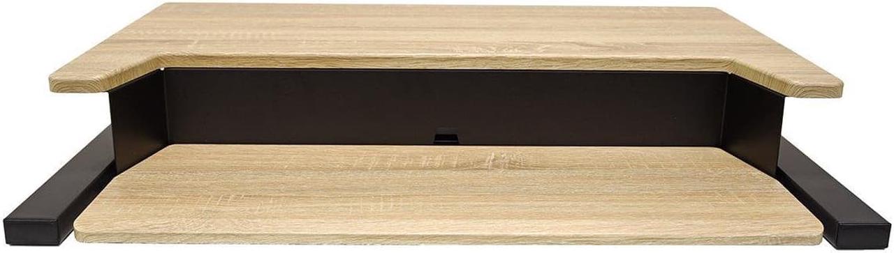 Alt view image 9 of 20 - Luxor LVLUP PRO32-WO Level Up 32 Pro Standing Desk Converter