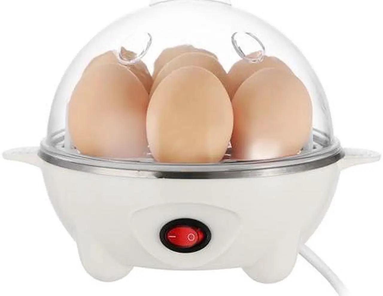 Main image of Electric Egg Cooker Poacher 7-Capacity BPA-Free Hard-Boiled Egg Maker w/ Auto-Off Measuring Cup for Hard Boiled Steamed Vegetables Seafood Dumplings