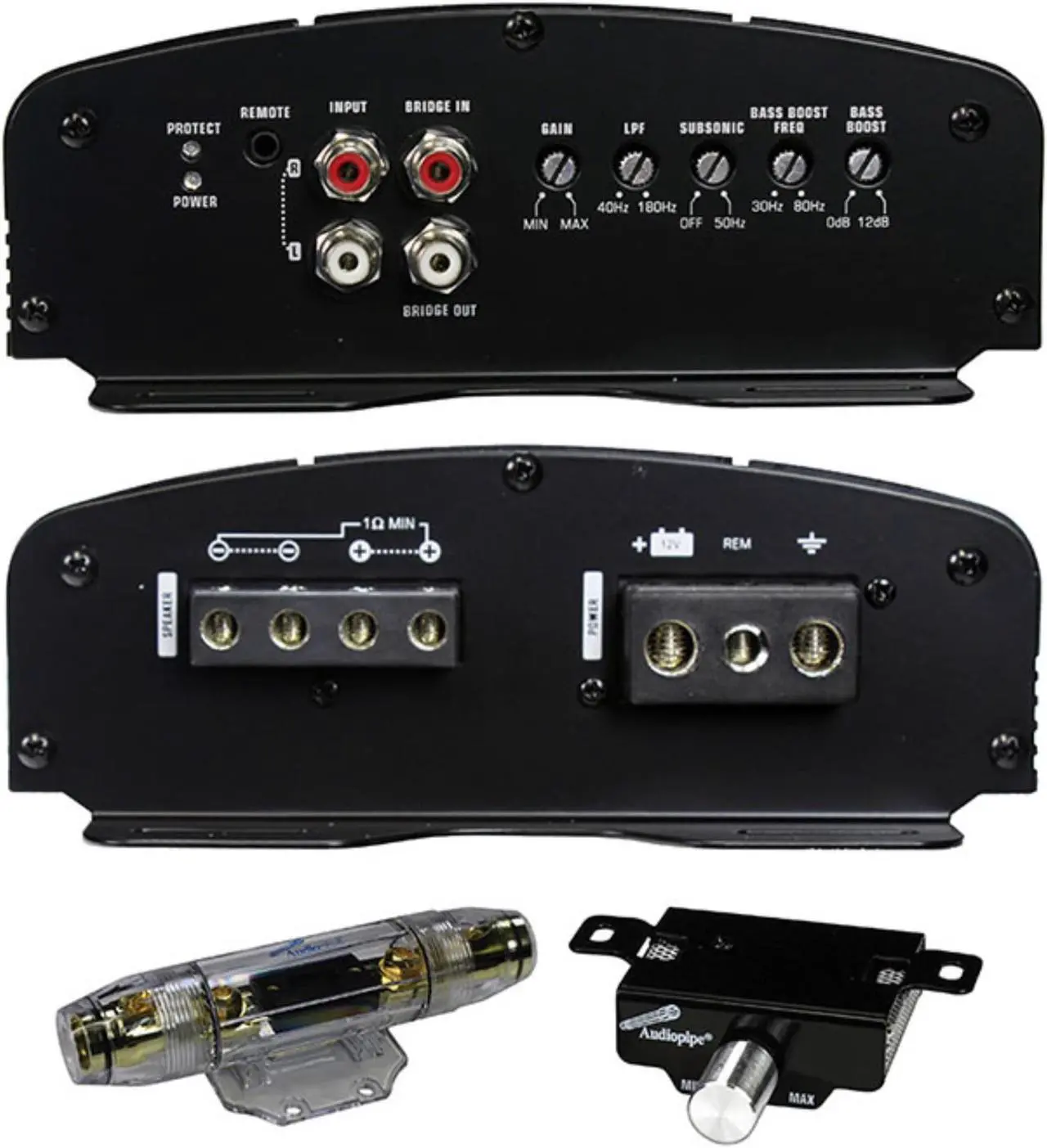 Alt view image 3 of 12 - Audiopipe APCLE10001D Audiopipe Class D Power Amplifier 1000w