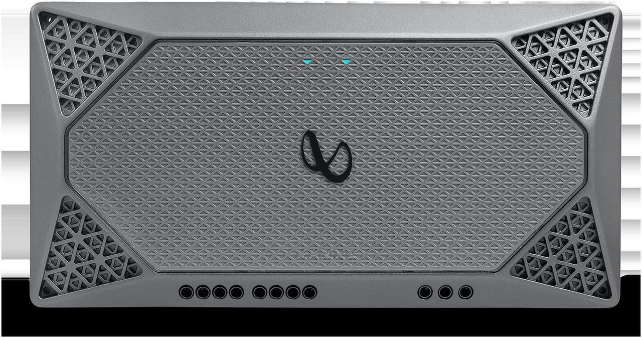 Alt view image 19 of 20 - Infinity M704A 4 Channel Marine Amplifier Silver 1000W