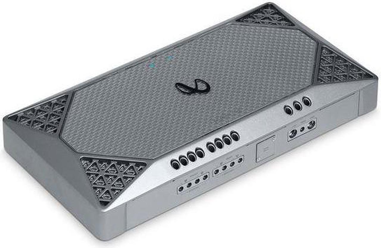 Alt view image 2 of 20 - Infinity M704A 4 Channel Marine Amplifier Silver 1000W