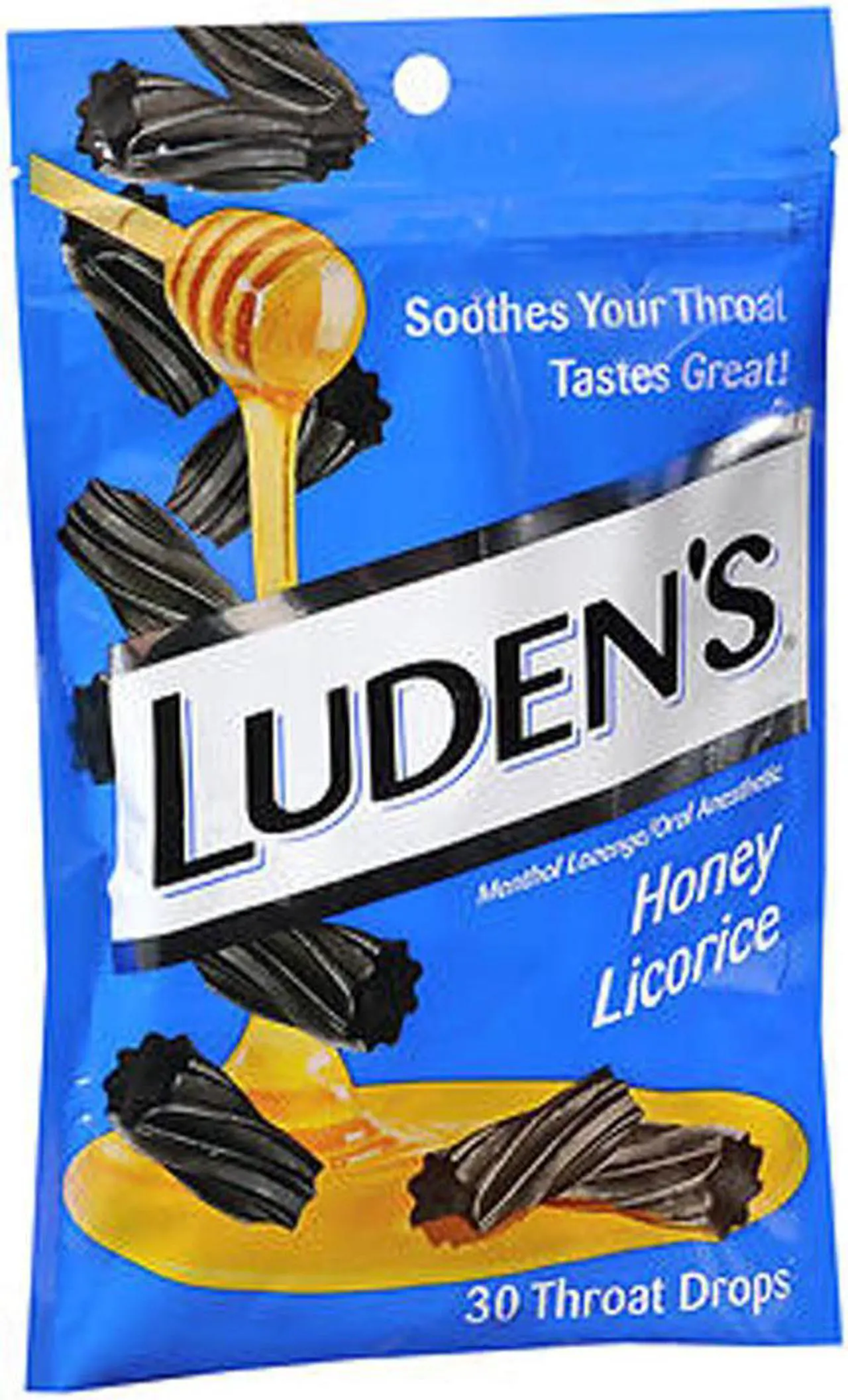 Main image of Luden's Throat Drops Honey Licorice - 30 ct