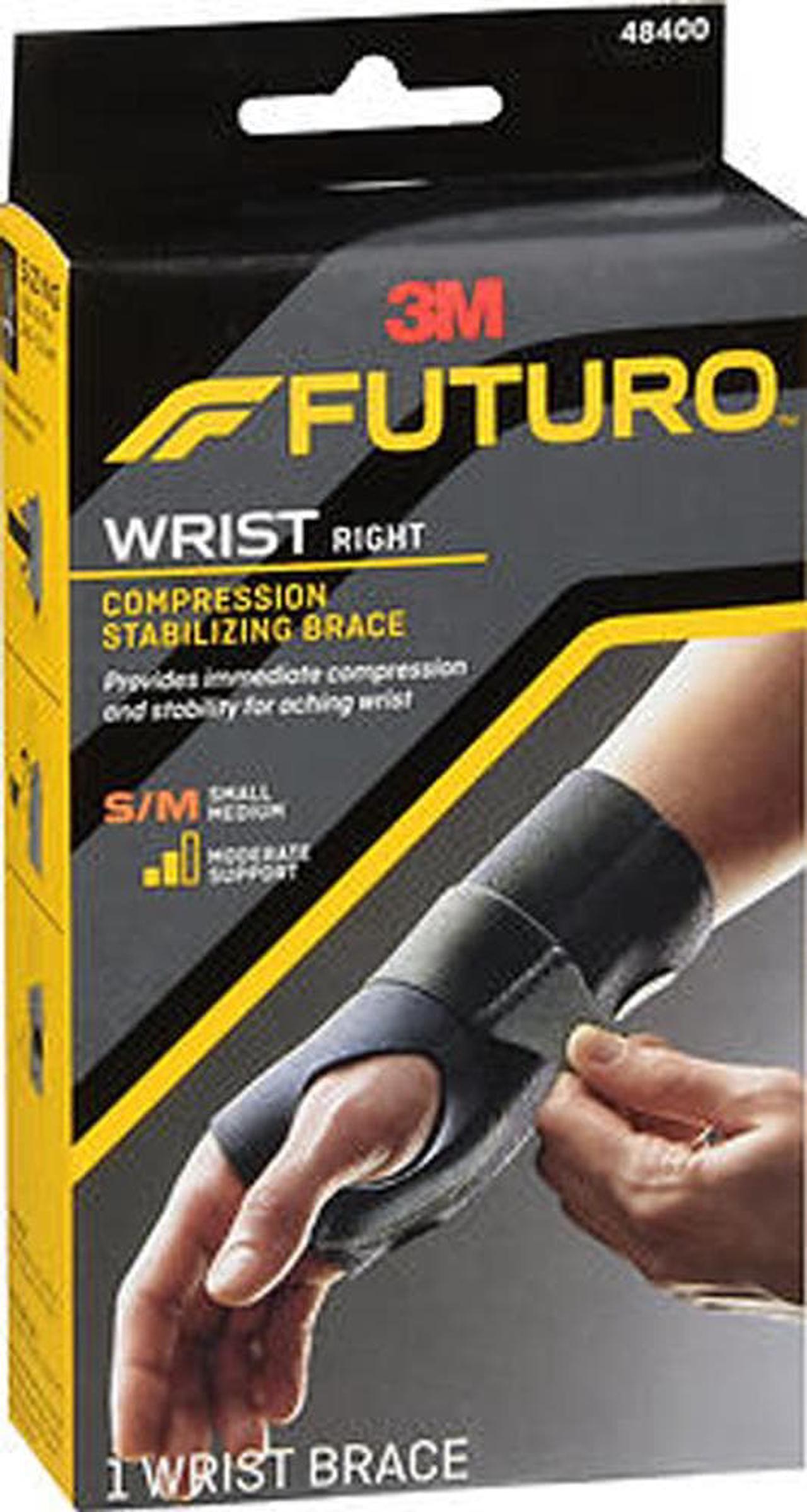 Alt view image 6 of 8 - Energizing Wrist Support, Small/Medium, Fits Right Wrists 5 1/2 - 6 3/4, Black