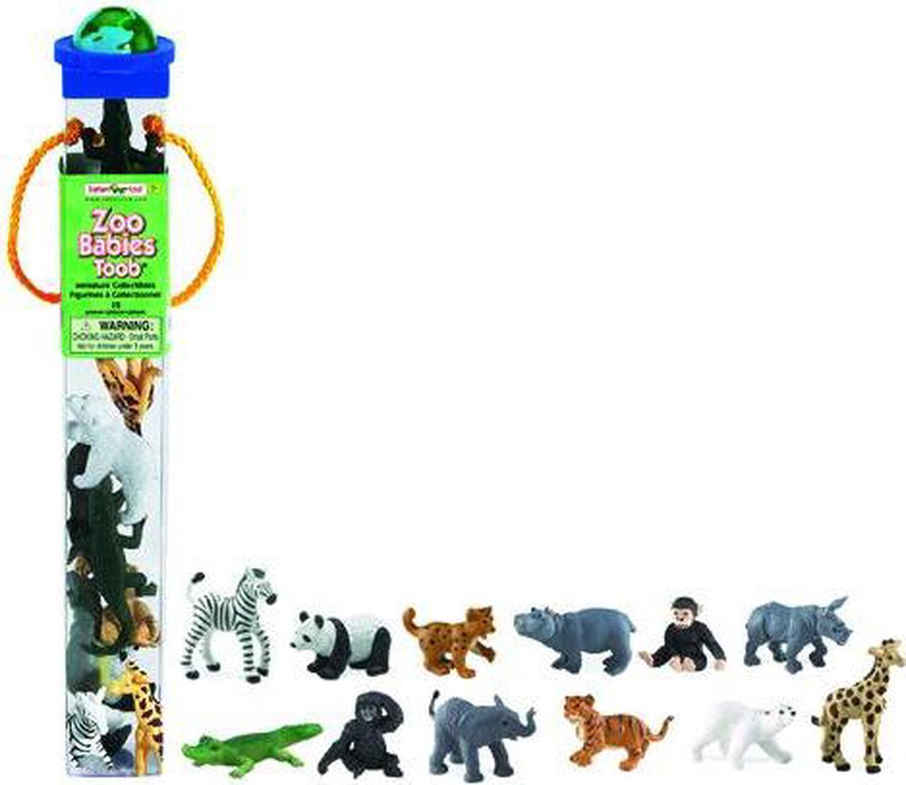 Alt view image 2 of 2 - Zoo Babies Toob Mini Figures Safari Ltd