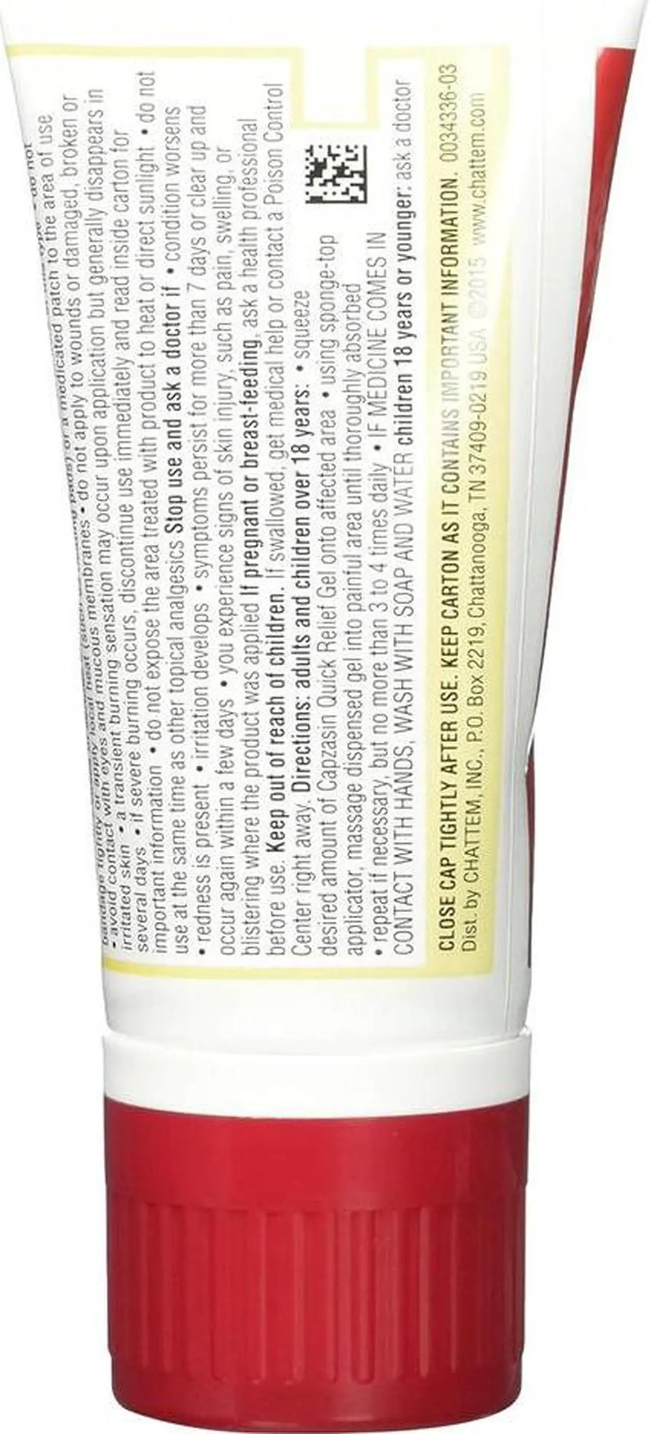 Alt view image 4 of 6 - Capzasin Quick Relief Gel - 1.5 oz