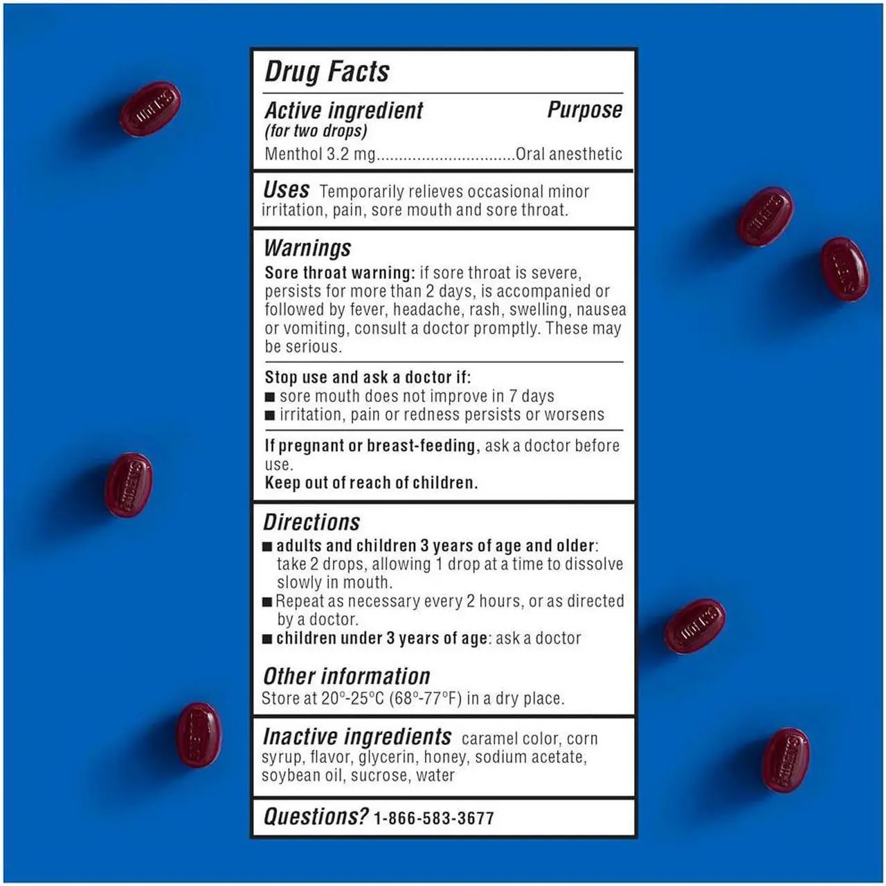 Alt view image 2 of 6 - Luden's Throat Drops Honey Licorice - 30 ct