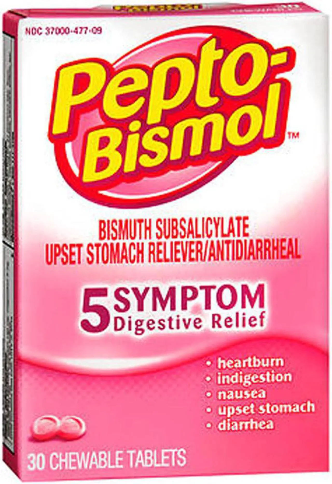 Main image of Pepto-Bismol Chewable Tablets Original - 30 ct
