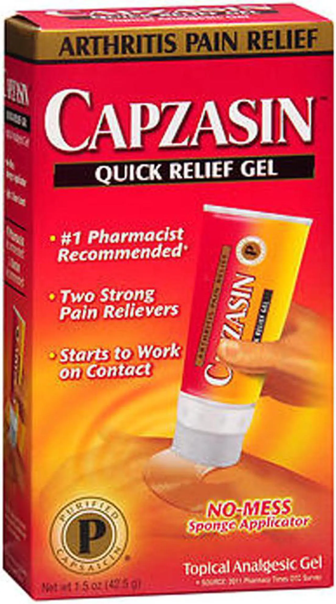 Main image of Capzasin Quick Relief Gel - 1.5 oz