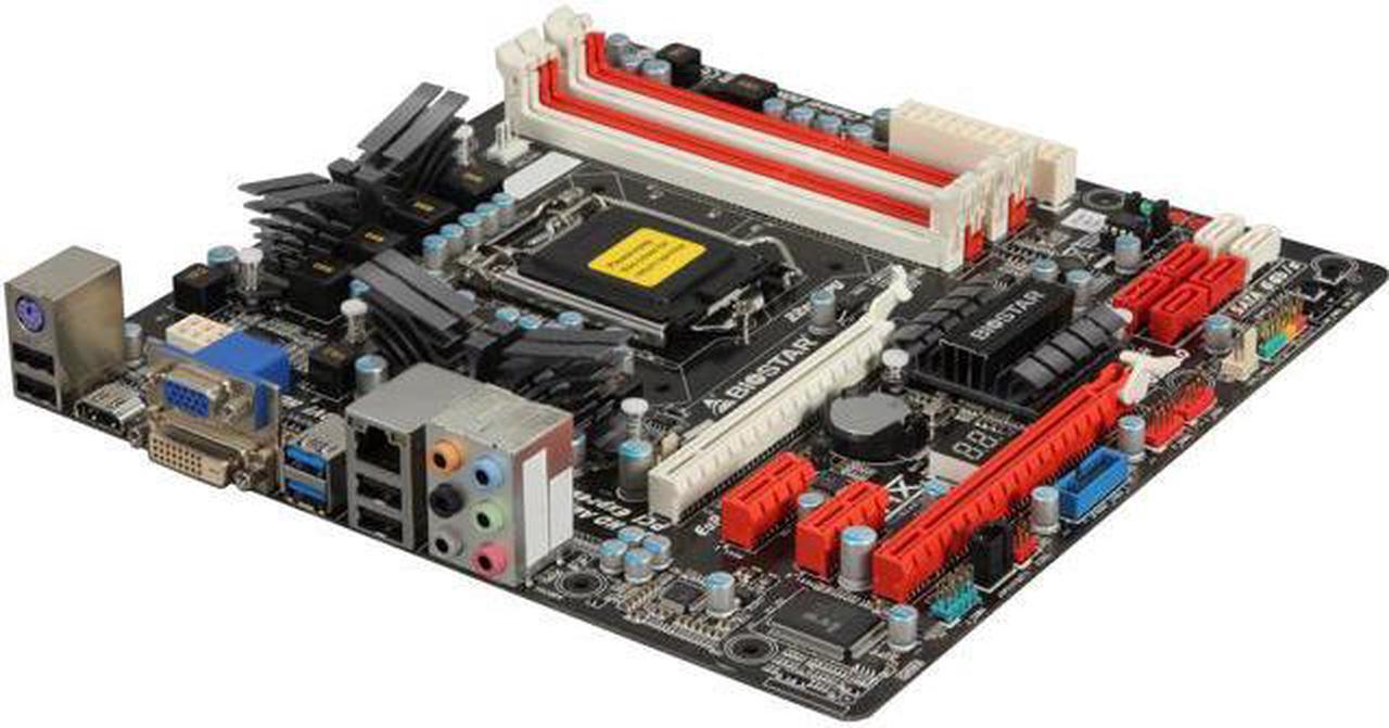 Alt view image 3 of 3 - BIOSTAR TZ77MXE LGA 1155 Intel Z77 HDMI SATA 6Gb/s USB 3.0 Micro ATX Intel Motherboard with UEFI BIOS