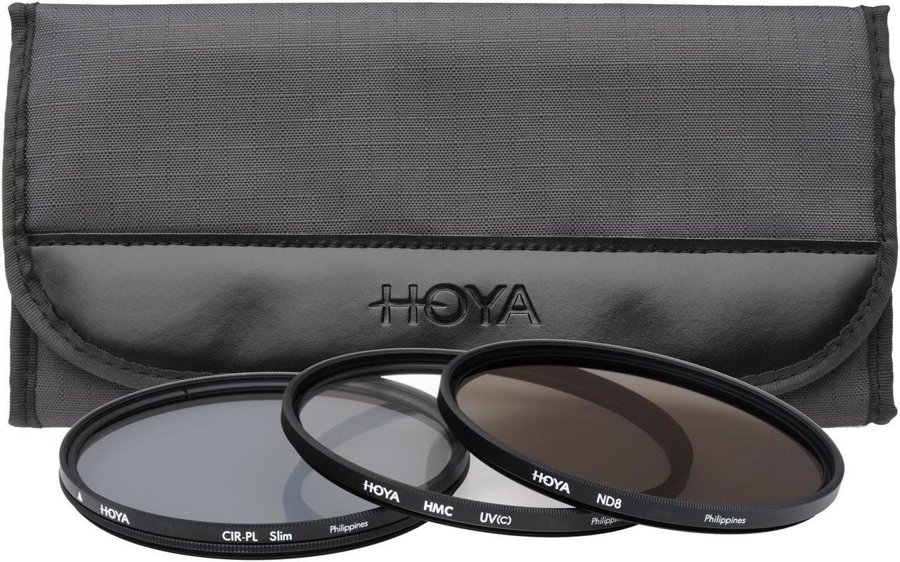 Main image of Hoya 52mm II (HMC UV / Circular Polarizer / ND8) 3 Digital Filter Set with Pouch