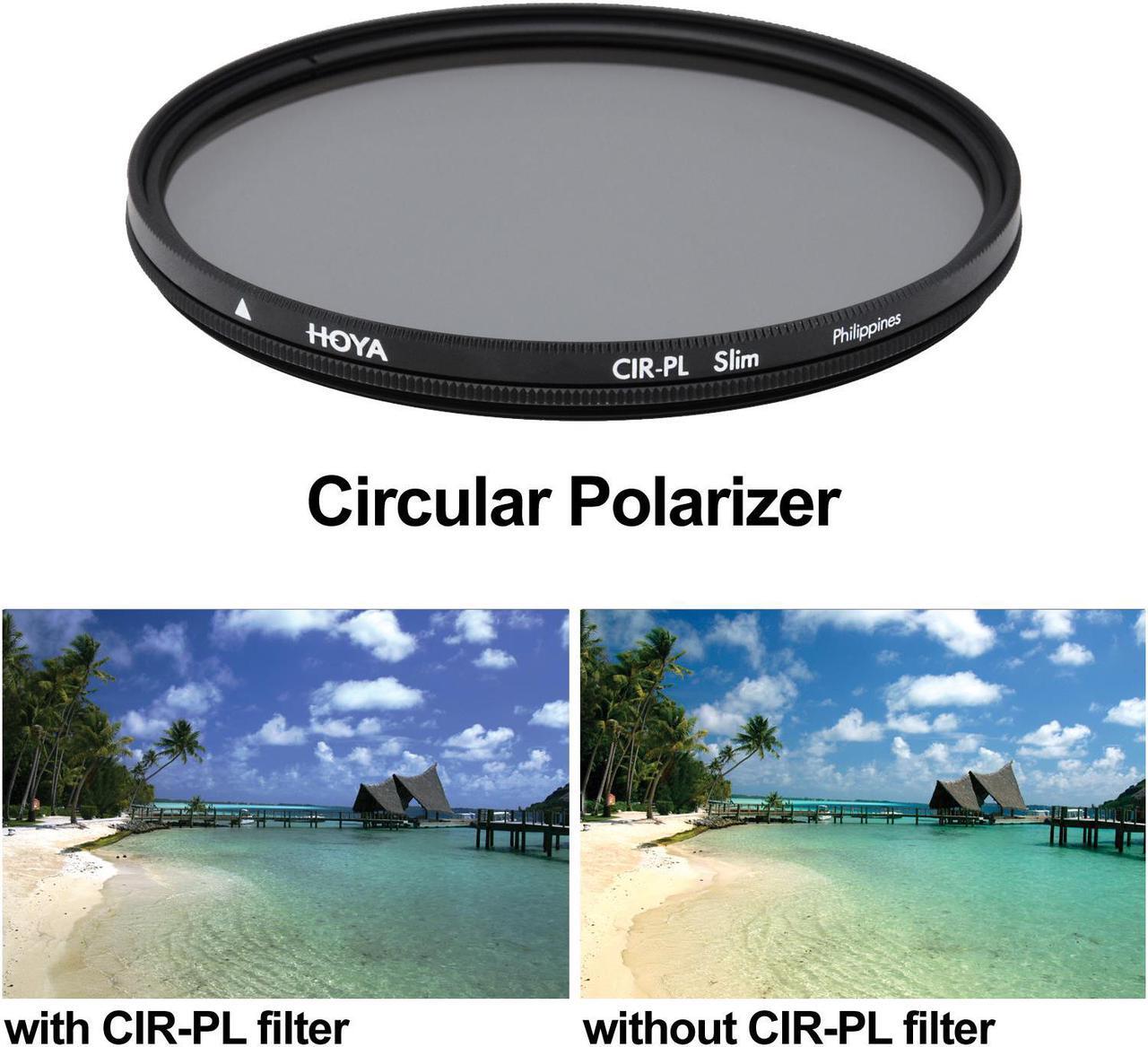 Alt view image 4 of 18 - Hoya 52mm II (HMC UV / Circular Polarizer / ND8) 3 Digital Filter Set with Pouch