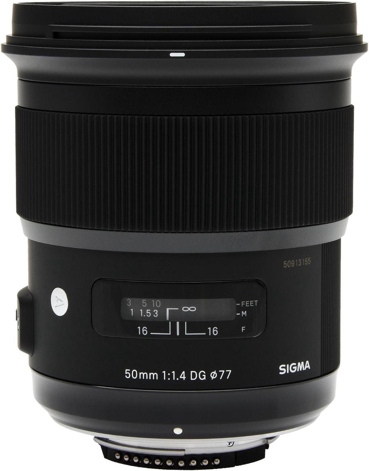 Alt view image 6 of 20 - Sigma 50mm f/1.4 DG HSM ART Lens for Nikon DSLR Cameras - USA Warranty #311306
