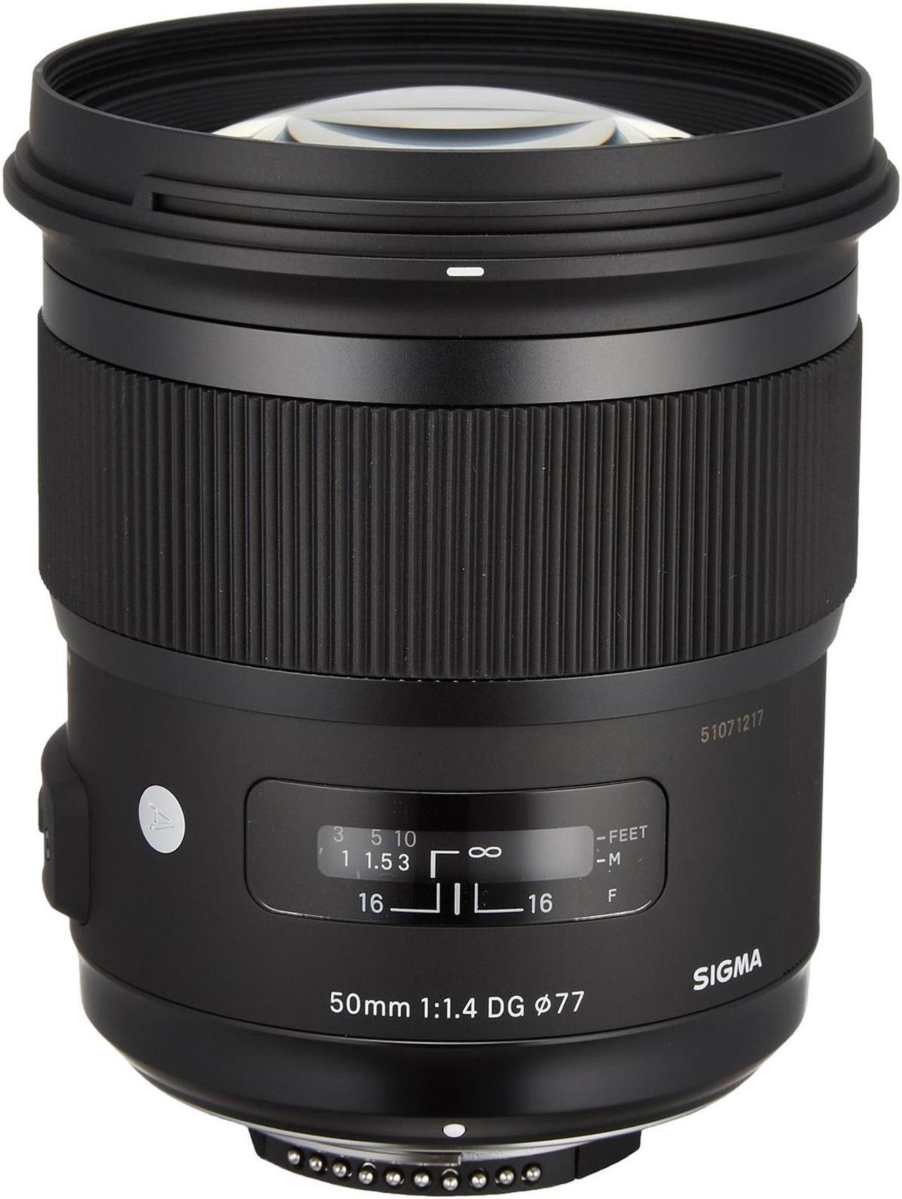 Alt view image 4 of 20 - Sigma 50mm f/1.4 DG HSM ART Lens for Nikon DSLR Cameras - USA Warranty #311306