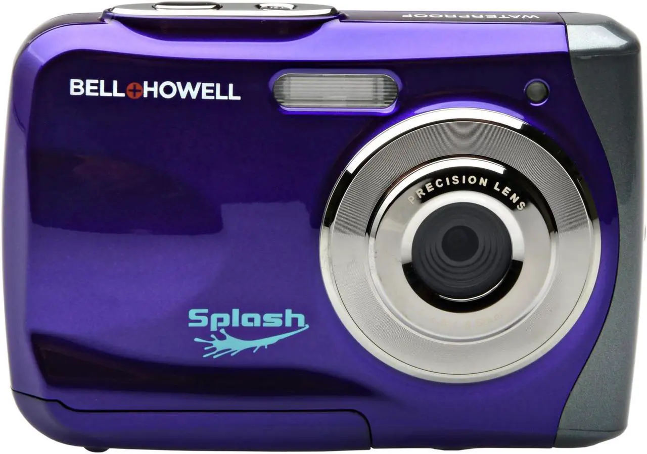 Alt view image 3 of 14 - BELL+HOWELL WP7-P 12.0 Megapixel WP7 Splash Underwater Digital Camera ,Purple