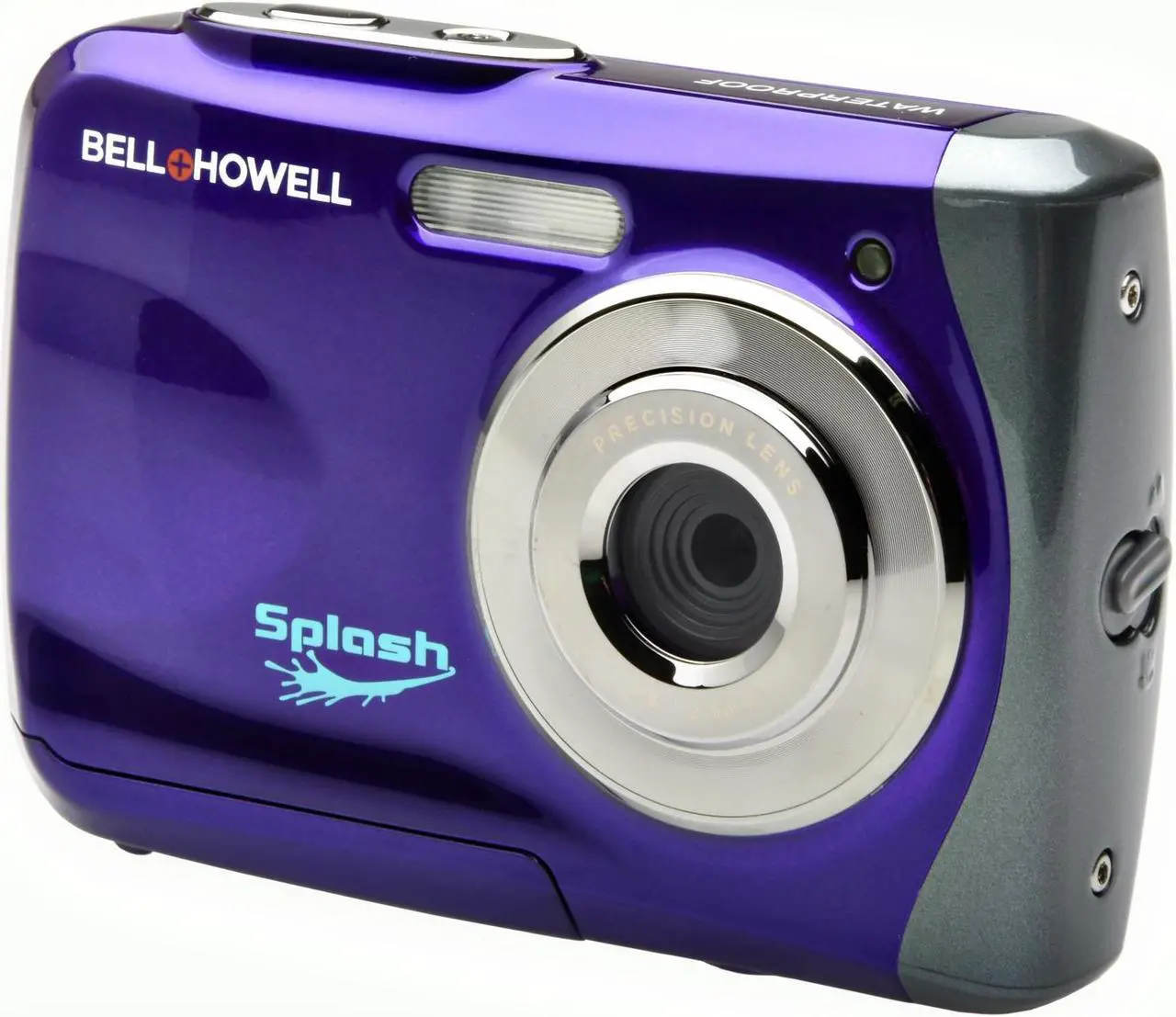 Alt view image 4 of 14 - BELL+HOWELL WP7-P 12.0 Megapixel WP7 Splash Underwater Digital Camera ,Purple