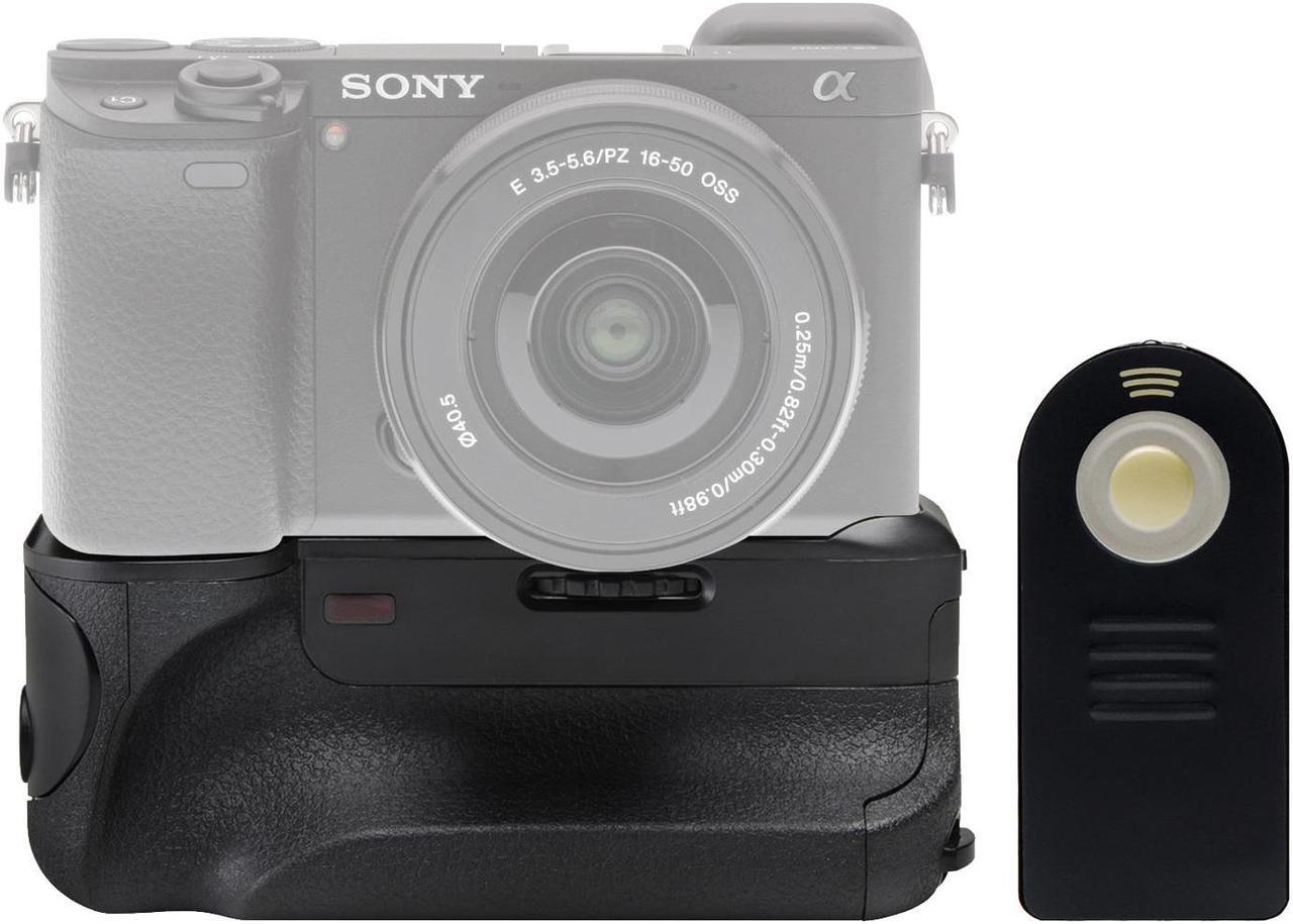 Alt view image 2 of 7 - Vivitar Deluxe Power Battery Grip for Sony Alpha A6300 Camera with Wireless Remote