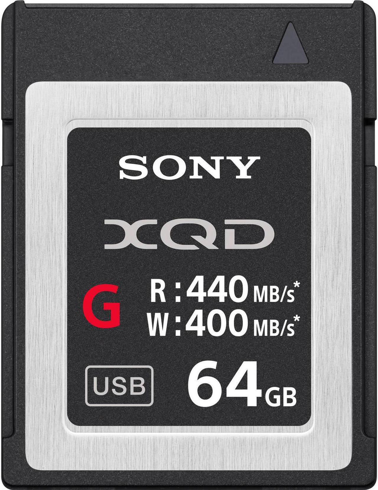 Alt view image 2 of 20 - Sony G Series 64GB XQD Memory Card, 400MB/s Write Speed, 440MB/s Read Speed