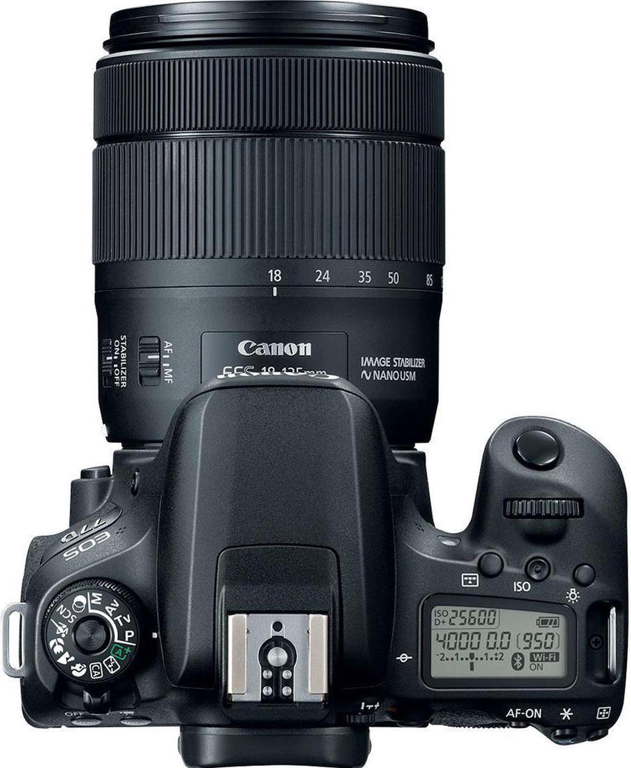 Alt view image 10 of 20 - Canon EOS 77D EF-S 18-135 IS USM Kit