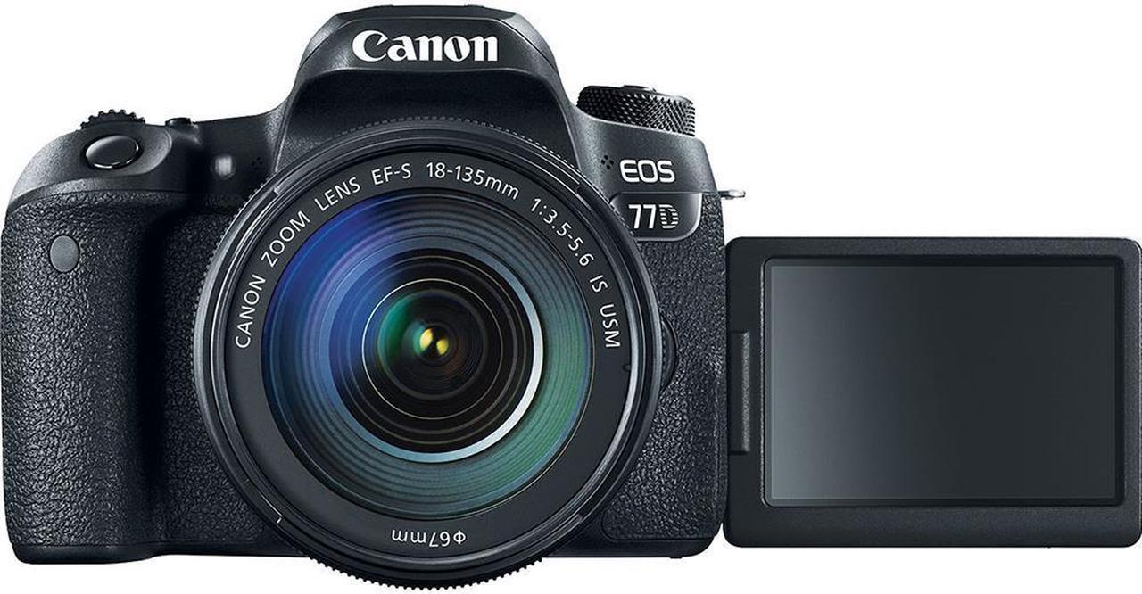 Alt view image 8 of 20 - Canon EOS 77D EF-S 18-135 IS USM Kit