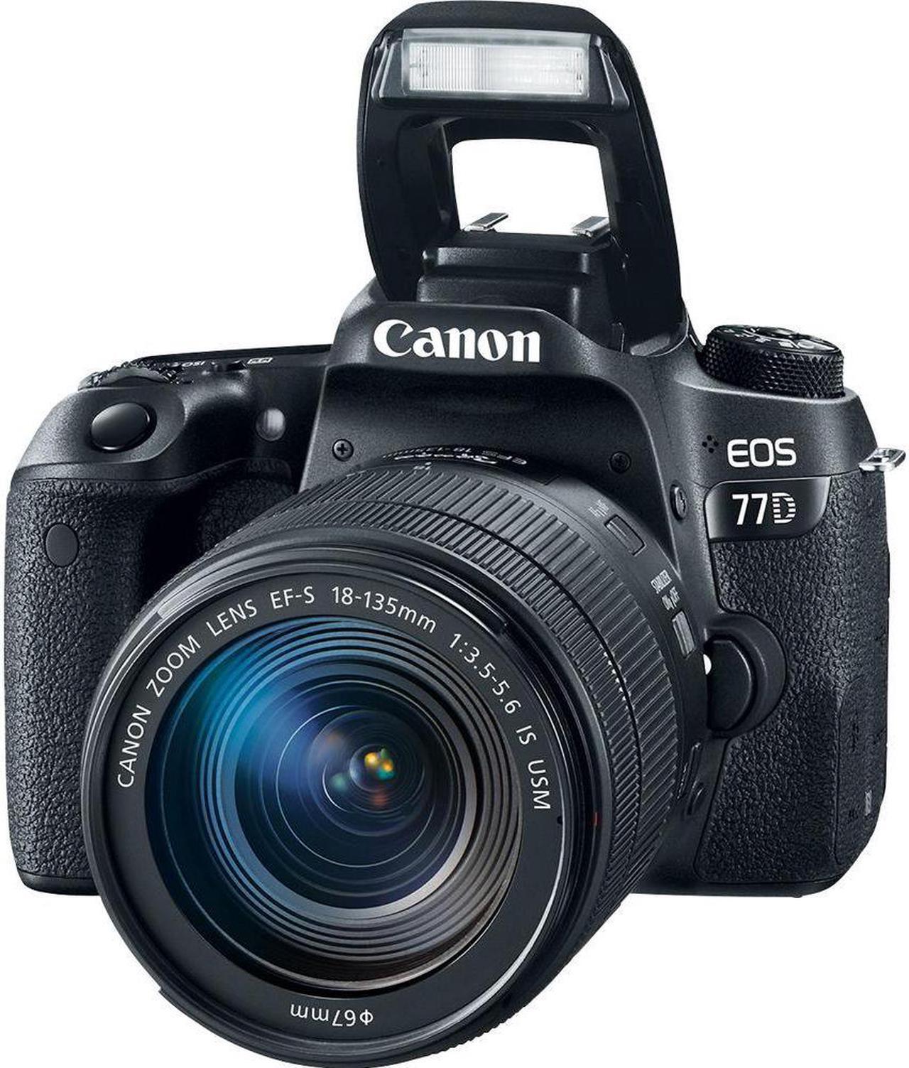Alt view image 9 of 20 - Canon EOS 77D EF-S 18-135 IS USM Kit